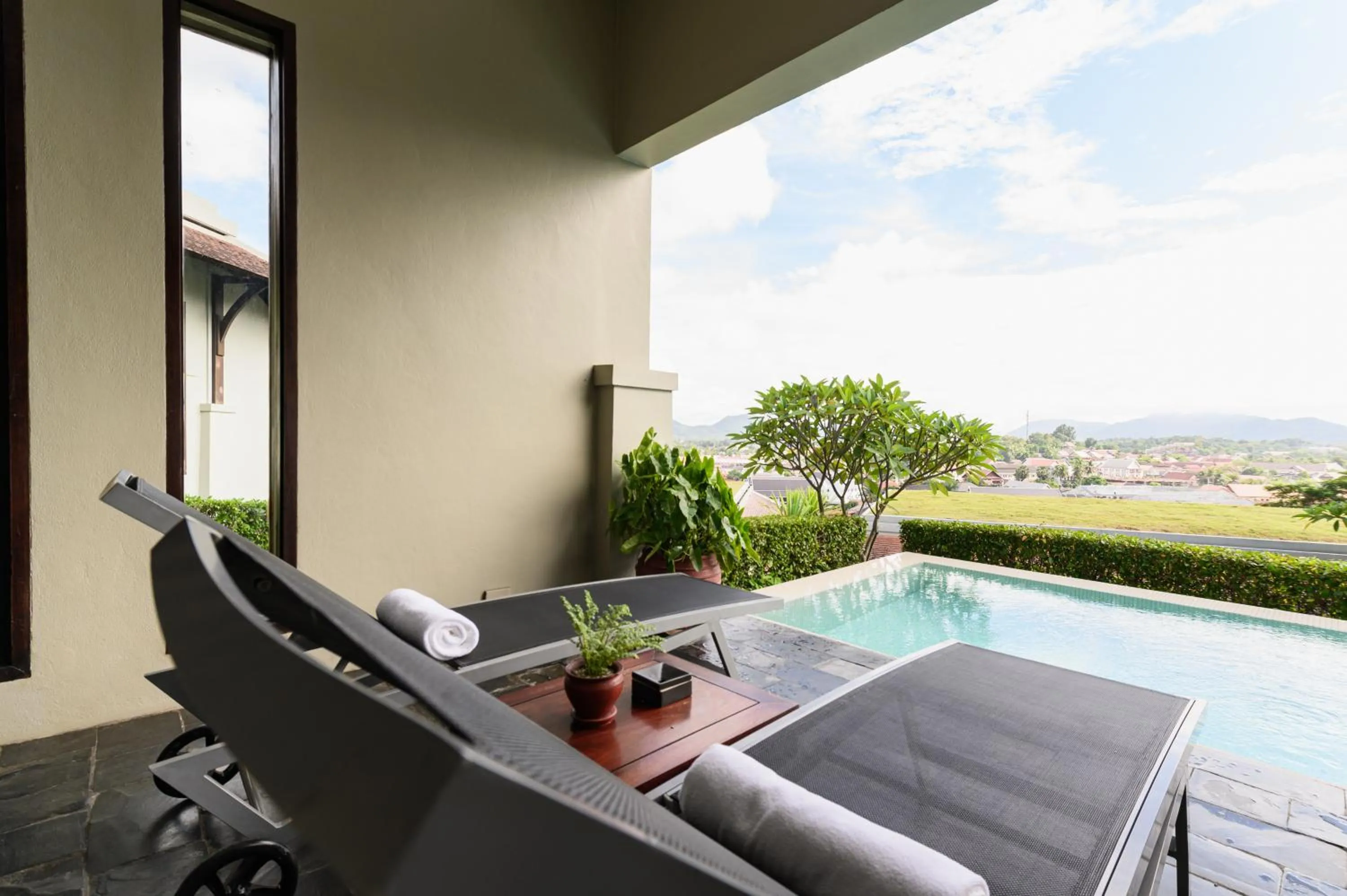 Pool view in Luang Prabang View Hotel