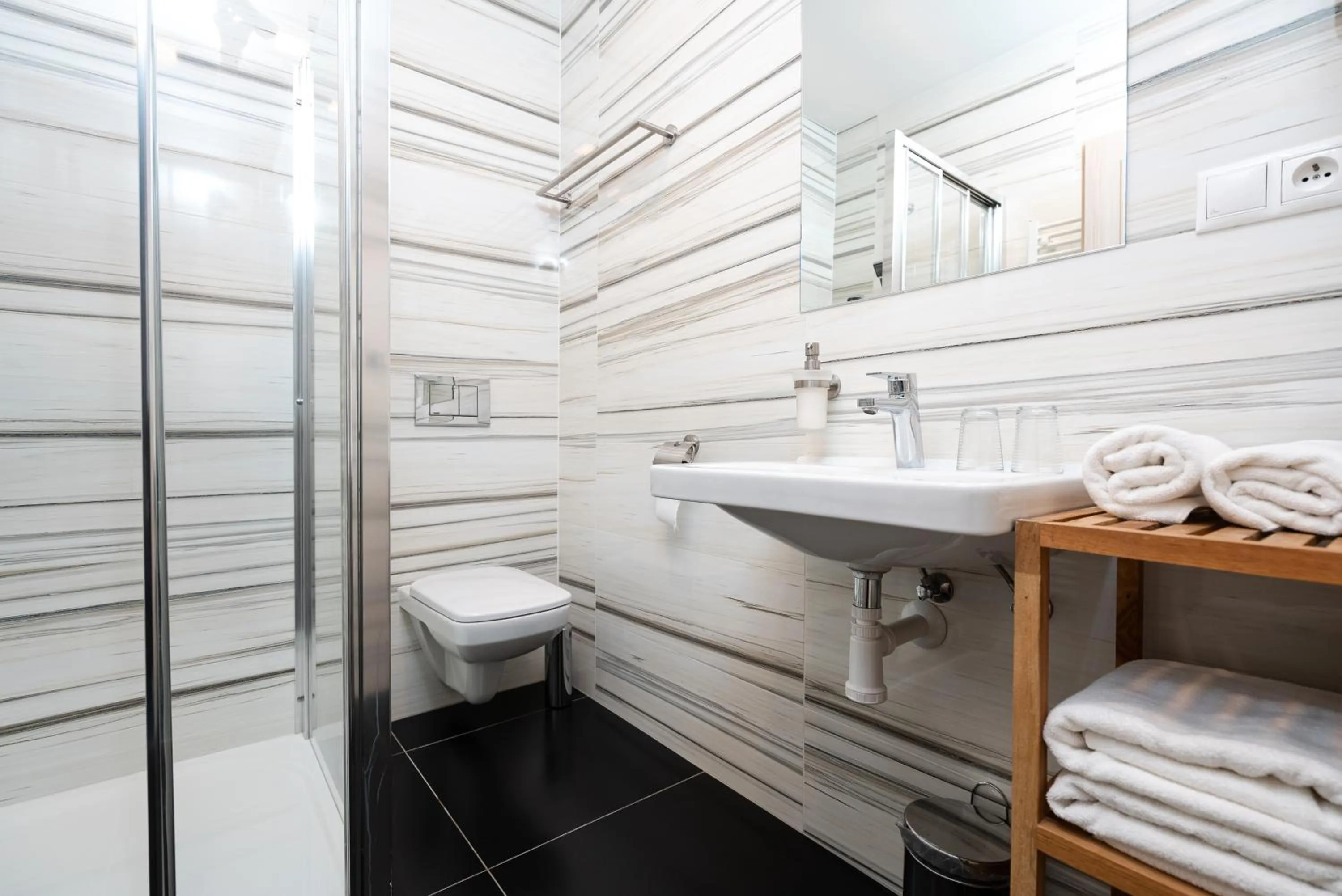 Shower in Wellness penzion U GIGANTU