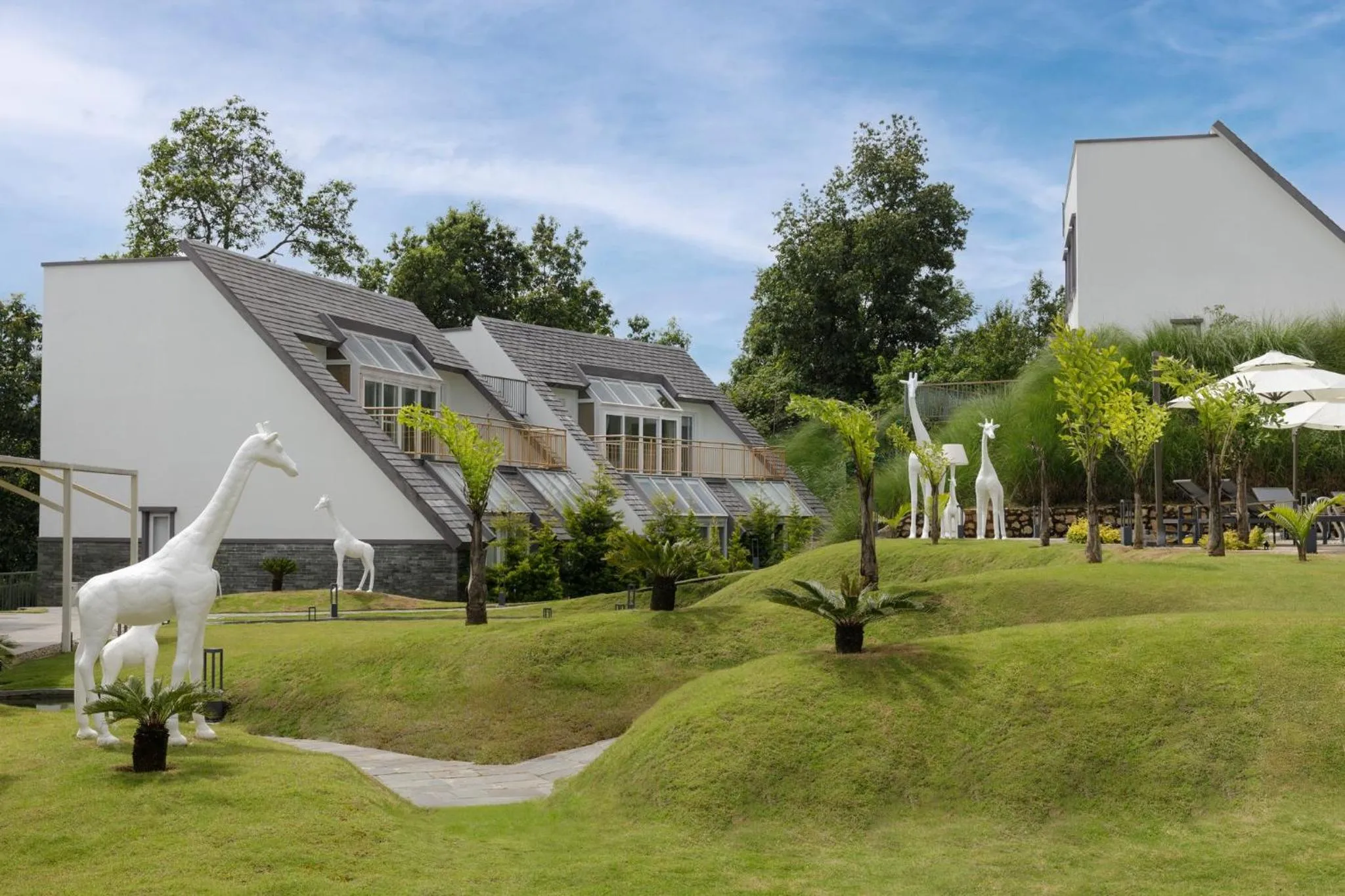 Property building in Himalayan Hideaway Resort Pokhara, The Centara Collection