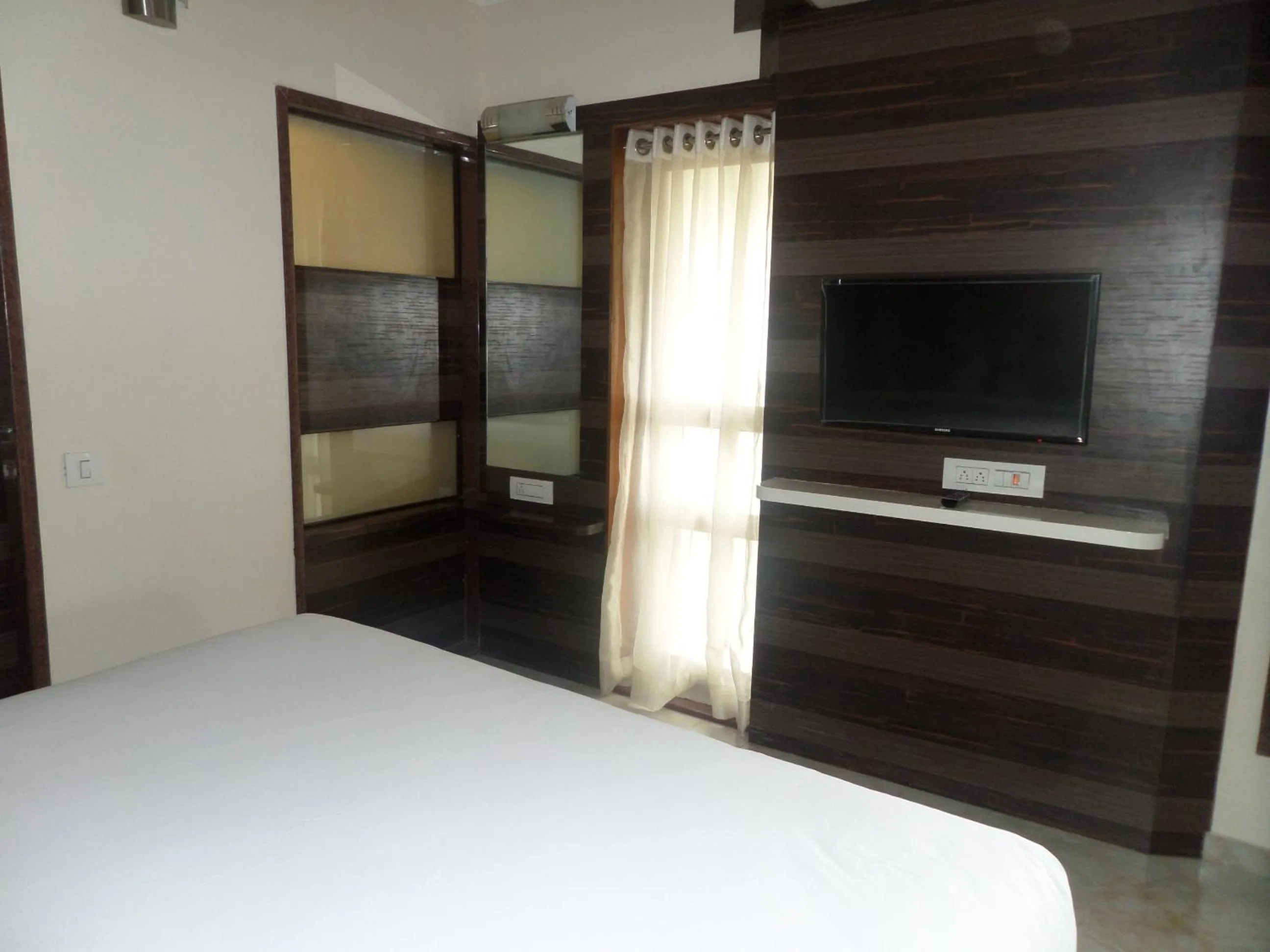 Bed in Hotel Raj Palace