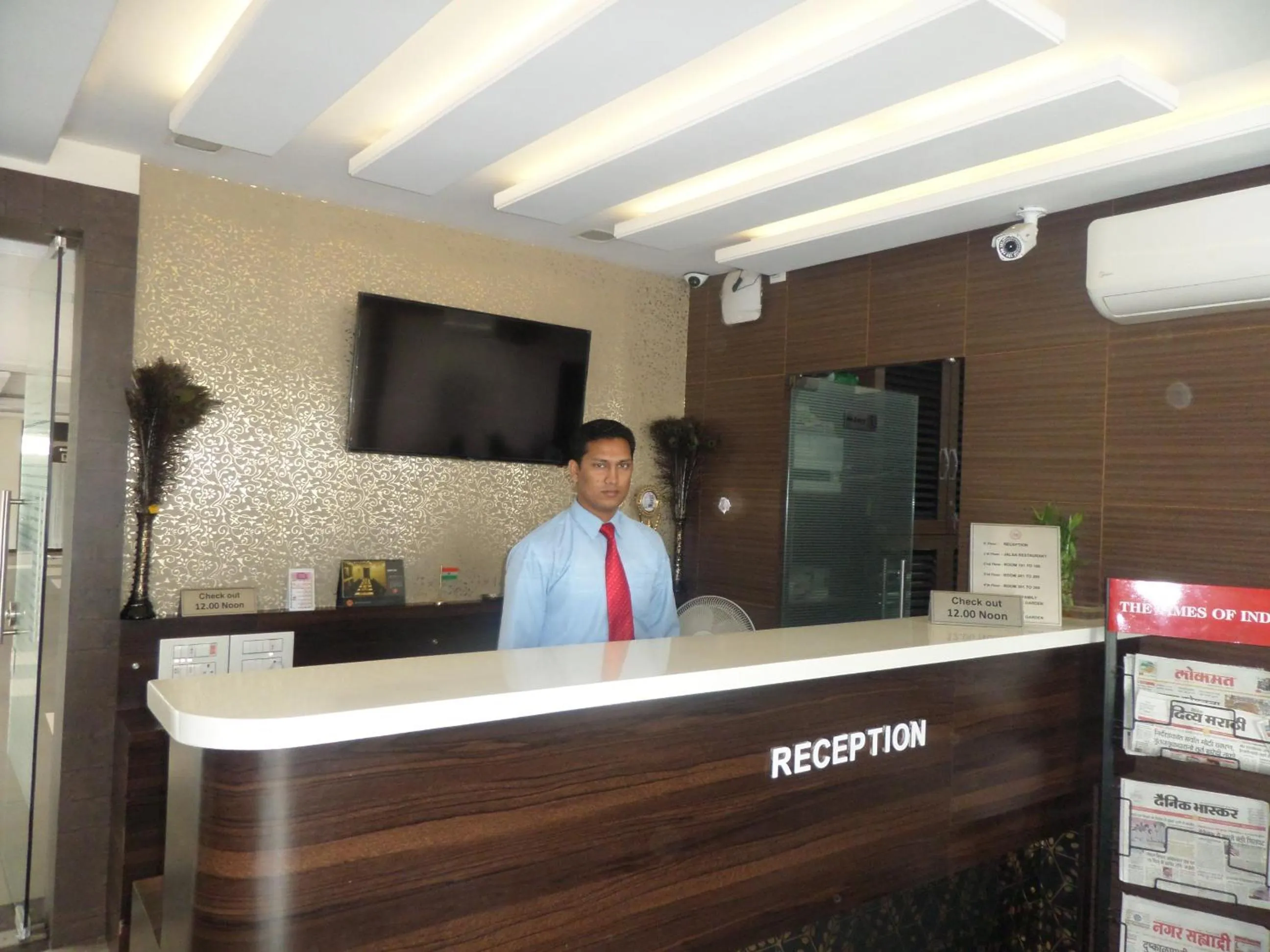 Lobby or reception in Hotel Raj Palace