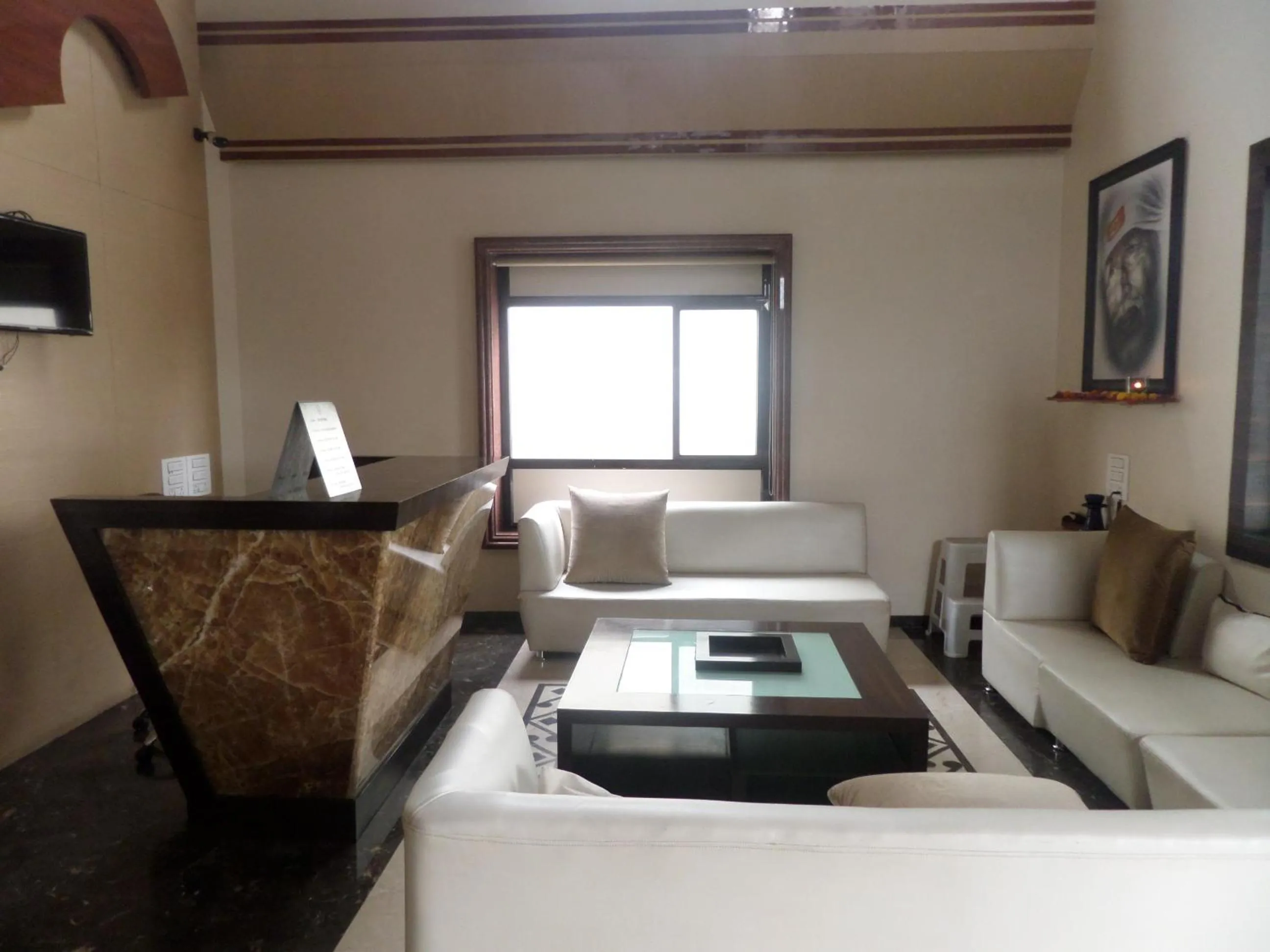 Lobby or reception in Hotel Raj Palace