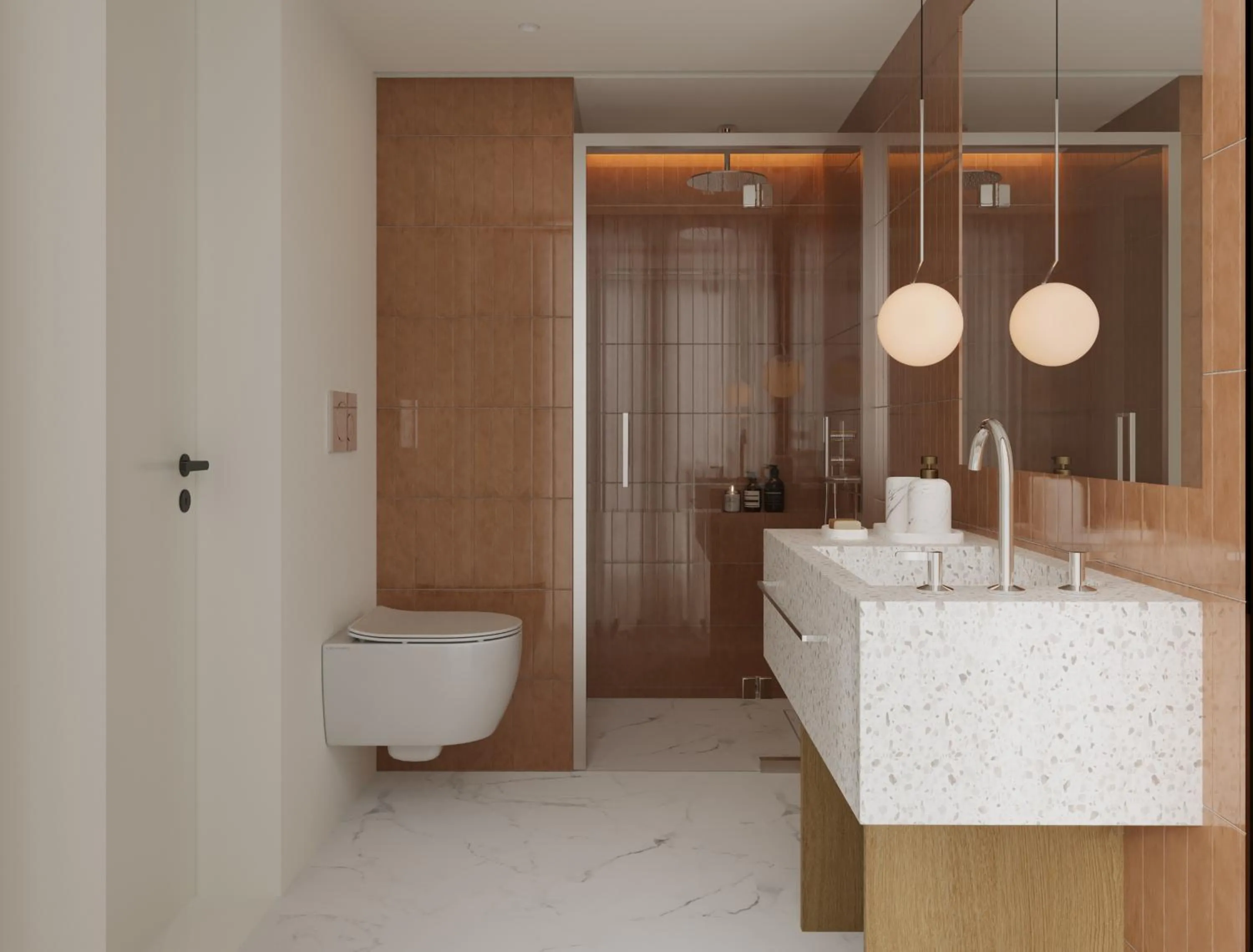 Toilet in Bellen Athens Ηotel