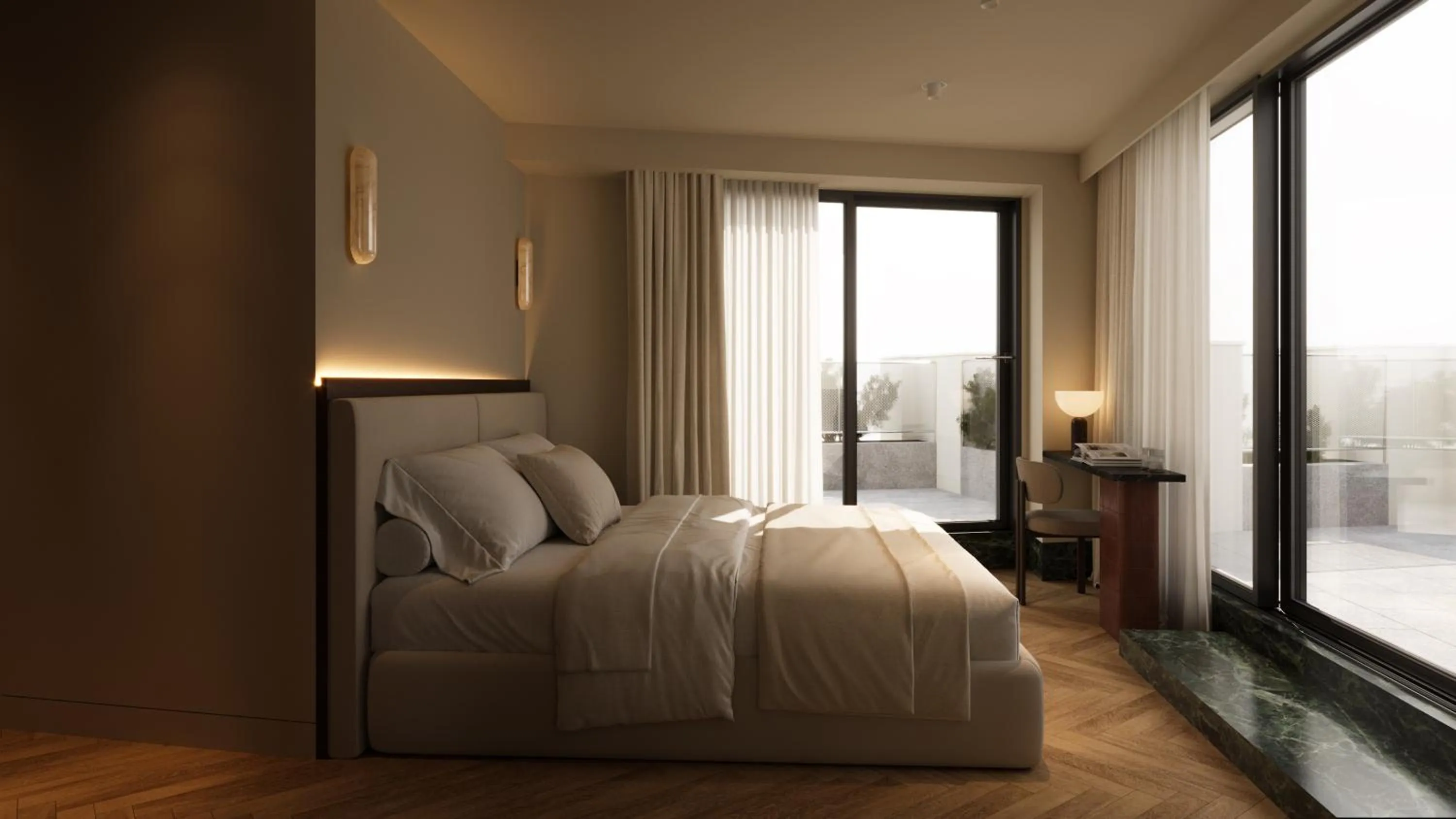 Bedroom, Bed in Bellen Athens Ηotel