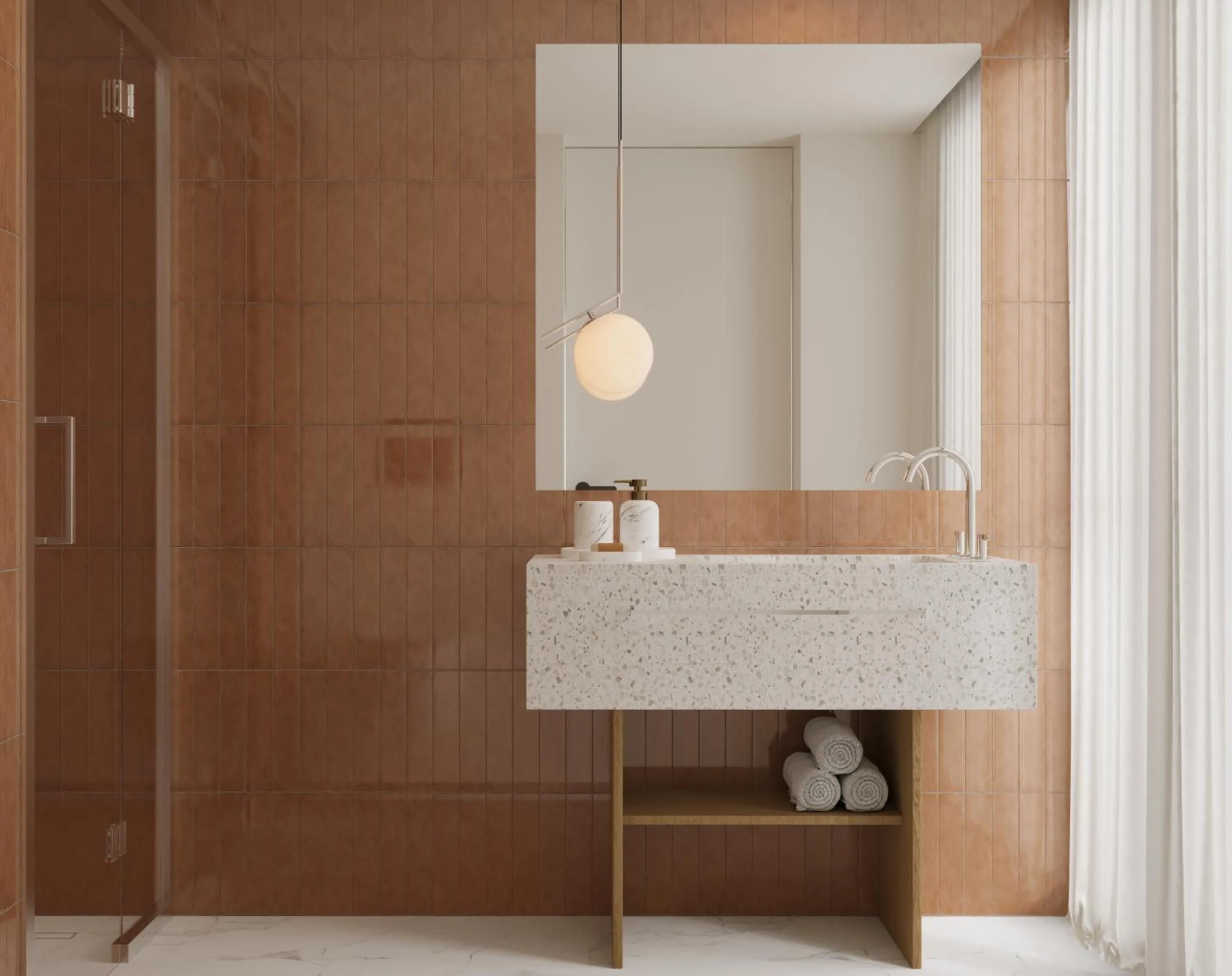 Bathroom in Bellen Athens Ηotel