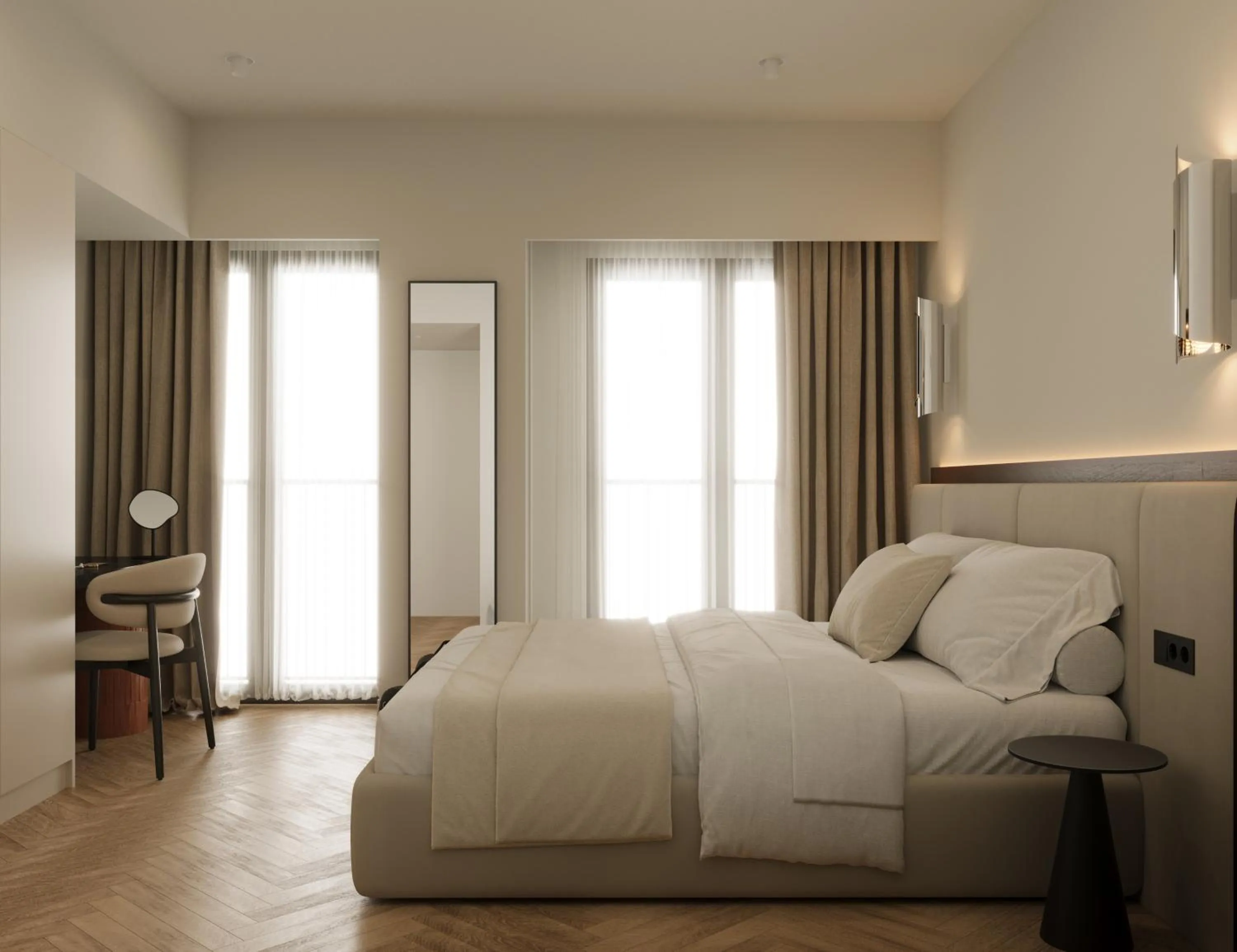 Bedroom, Bed in Bellen Athens Ηotel