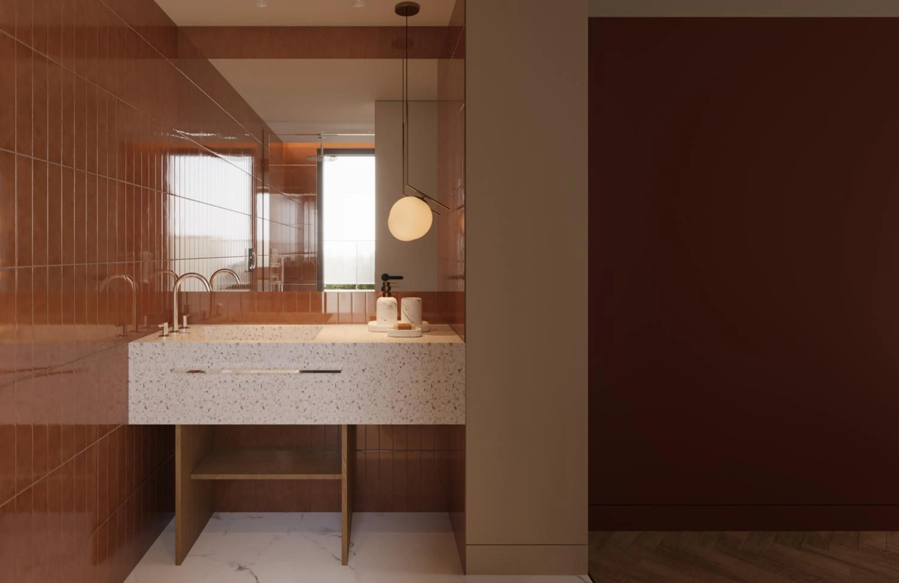 Bathroom in Bellen Athens Ηotel