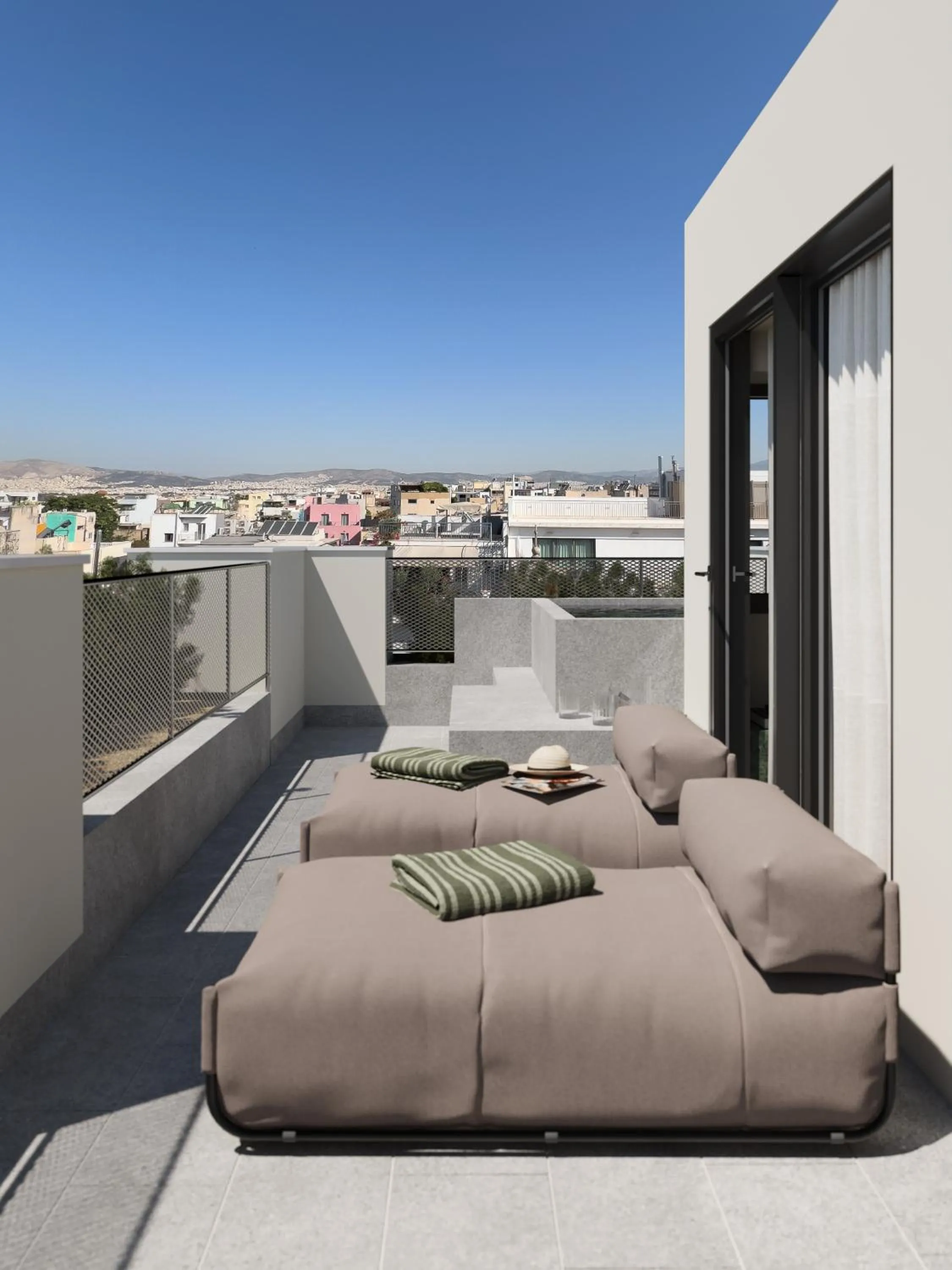 Balcony/Terrace in Bellen Athens Ηotel