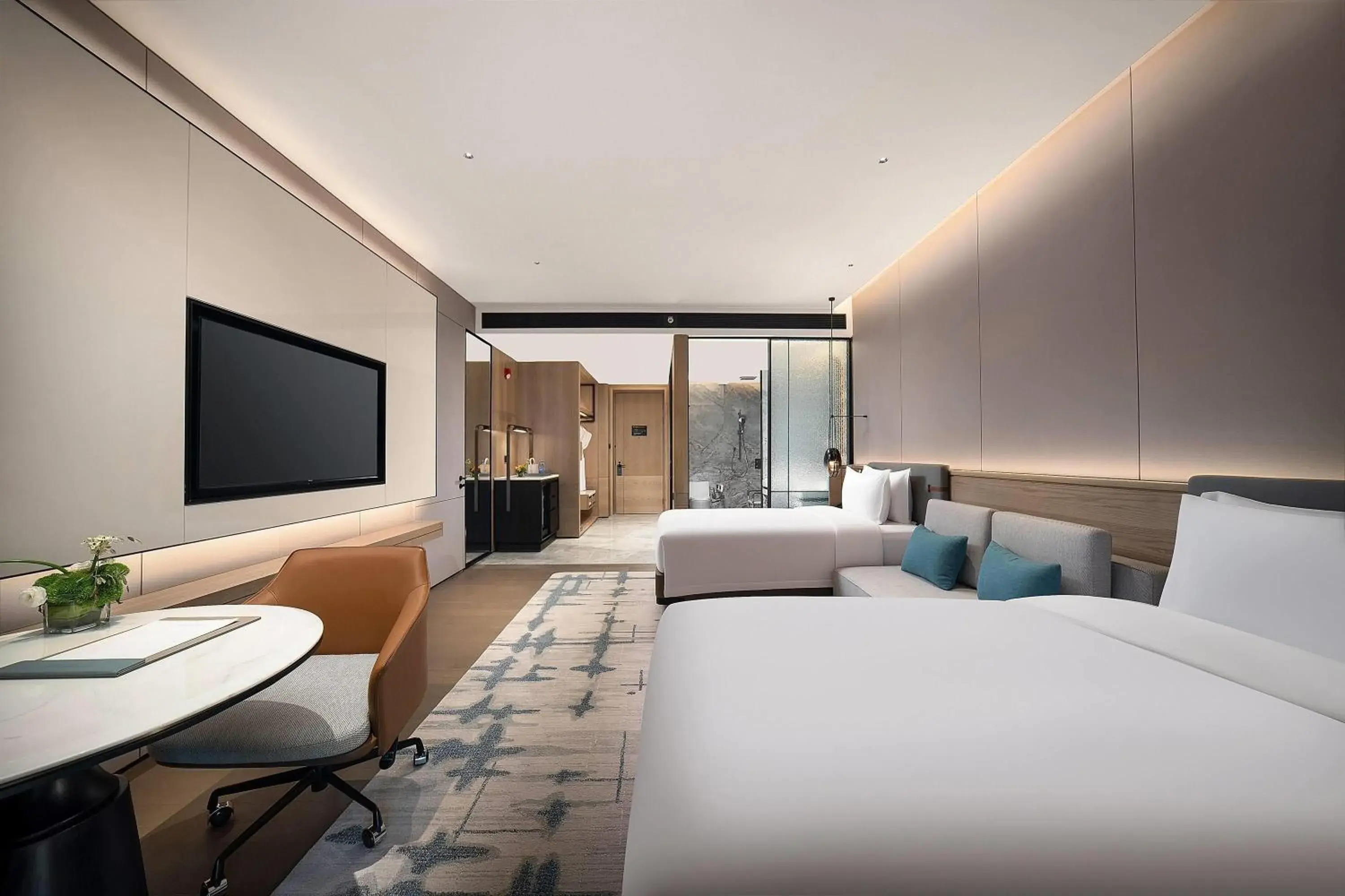 Superior Twin Room in Wyndham Grand Shenzhen Guangming Superior Twin Room in Wyndham Grand Shenzhen Guangming