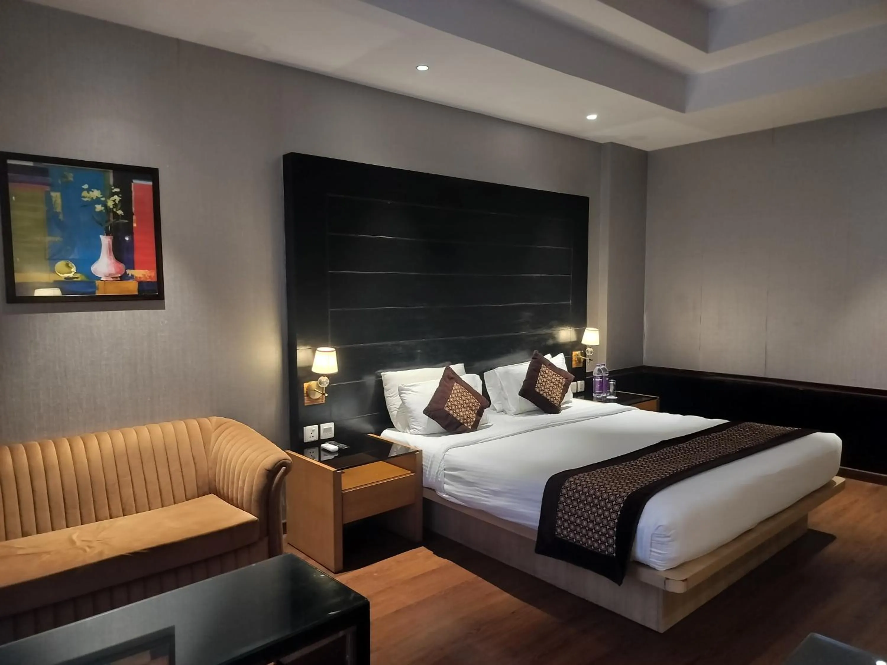 Bedroom, Bed in Stellar Resorts By Bel-La Monde, Rajokri, Near IGI Airport, Delhi