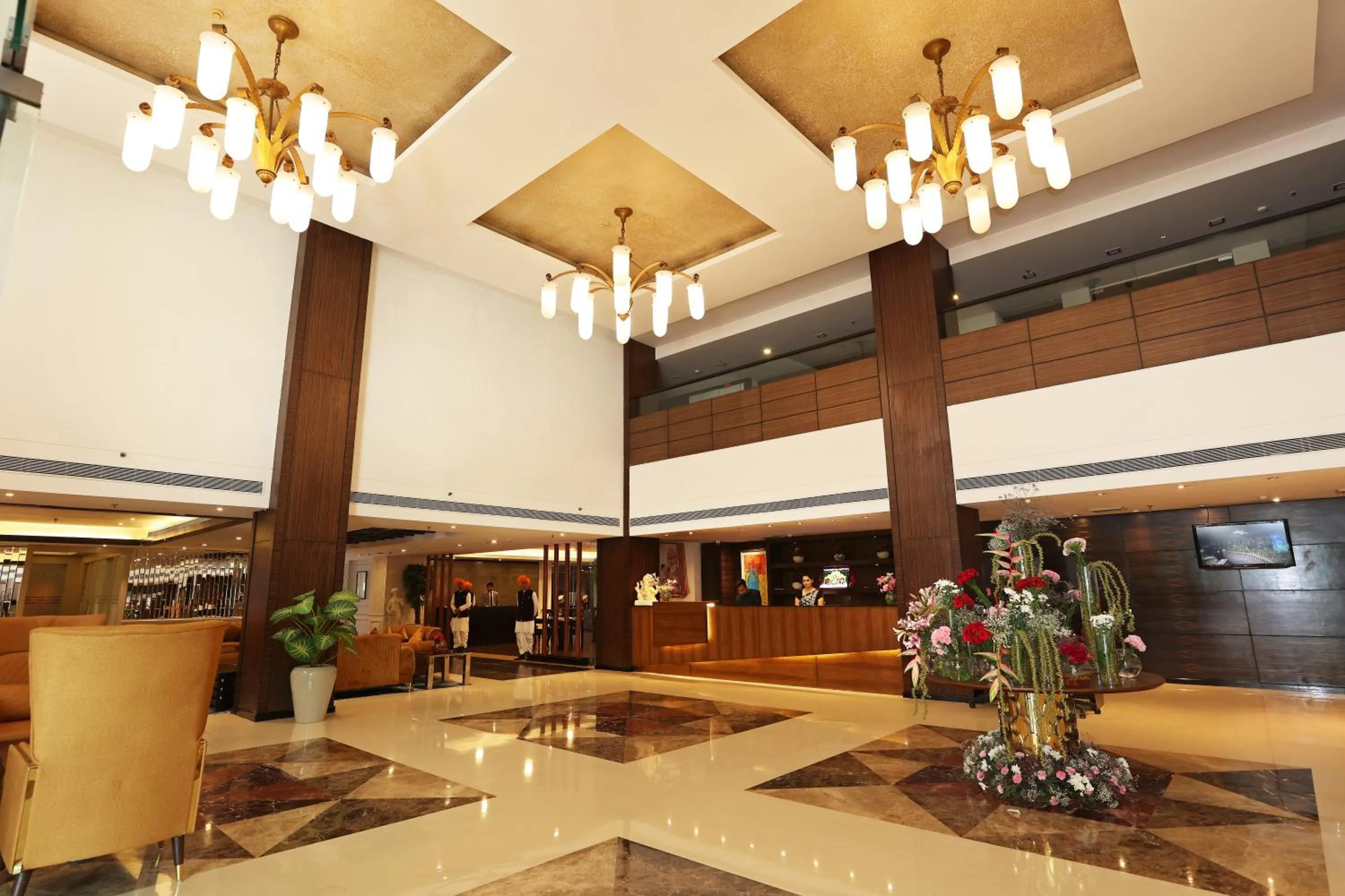 Lobby or reception in Stellar Resorts By Bel-La Monde, Rajokri, Near IGI Airport, Delhi