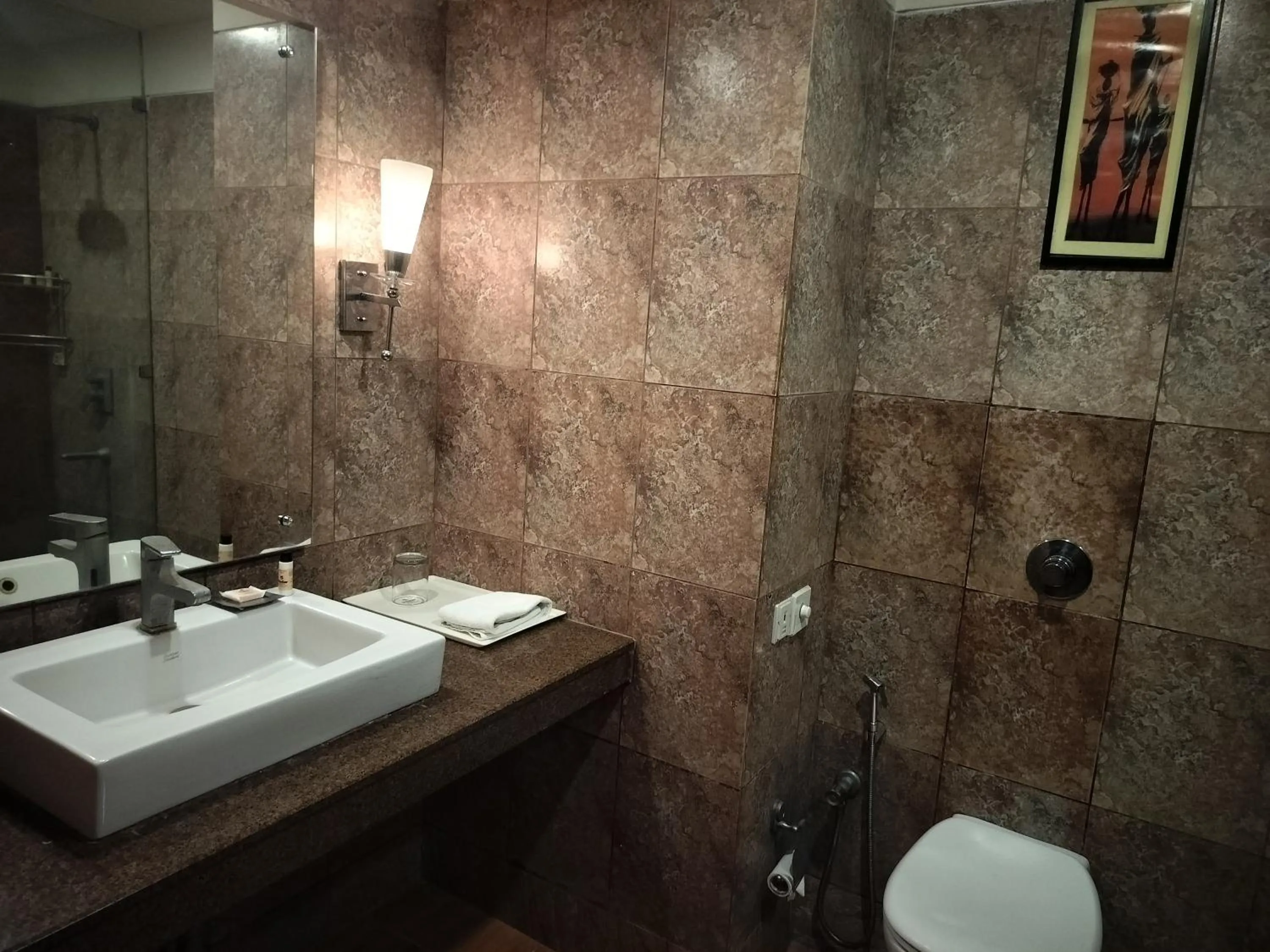 Shower in Stellar Resorts By Bel-La Monde, Rajokri, Near IGI Airport, Delhi