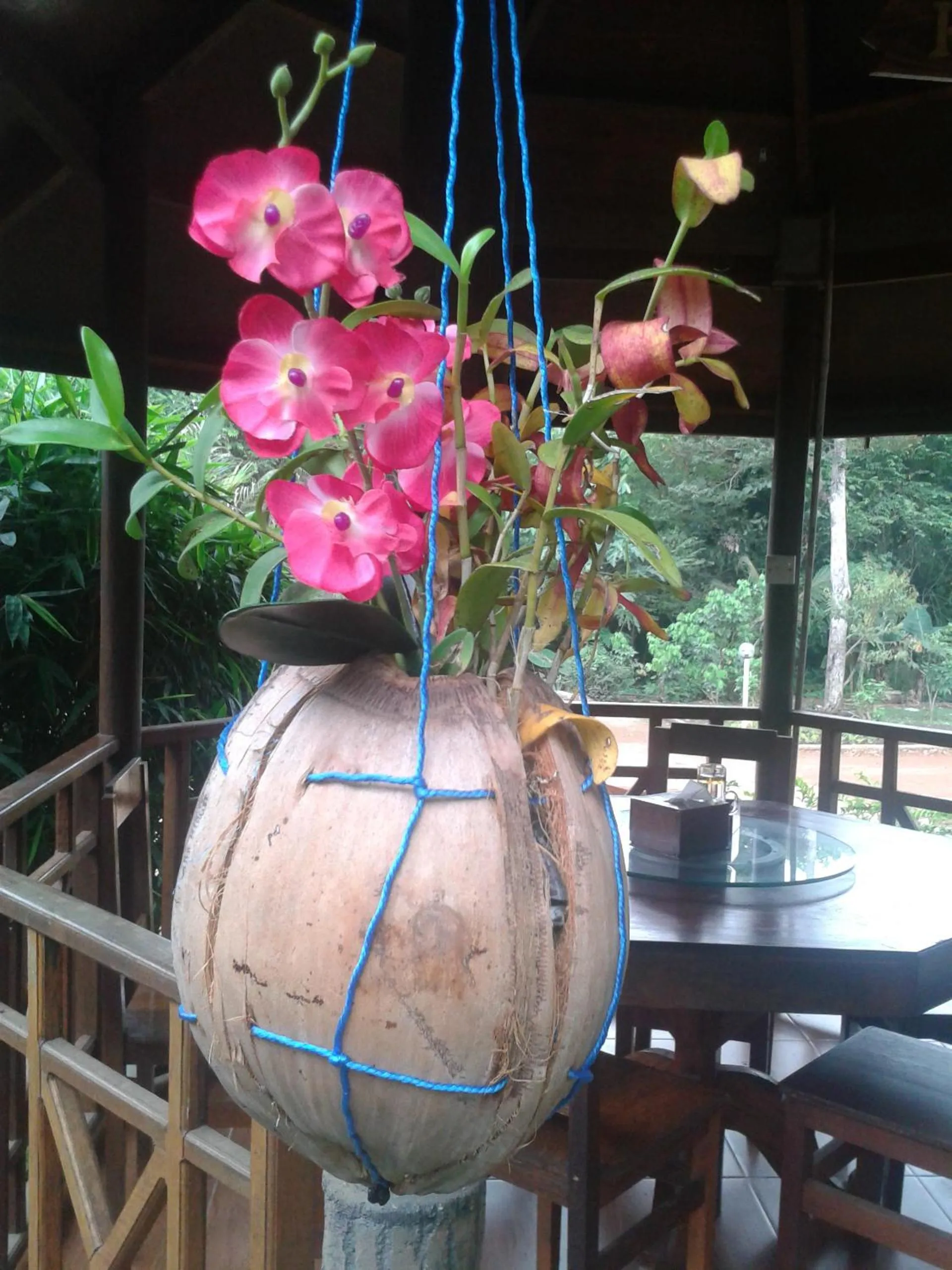 Decorative detail in de Bintan Villa