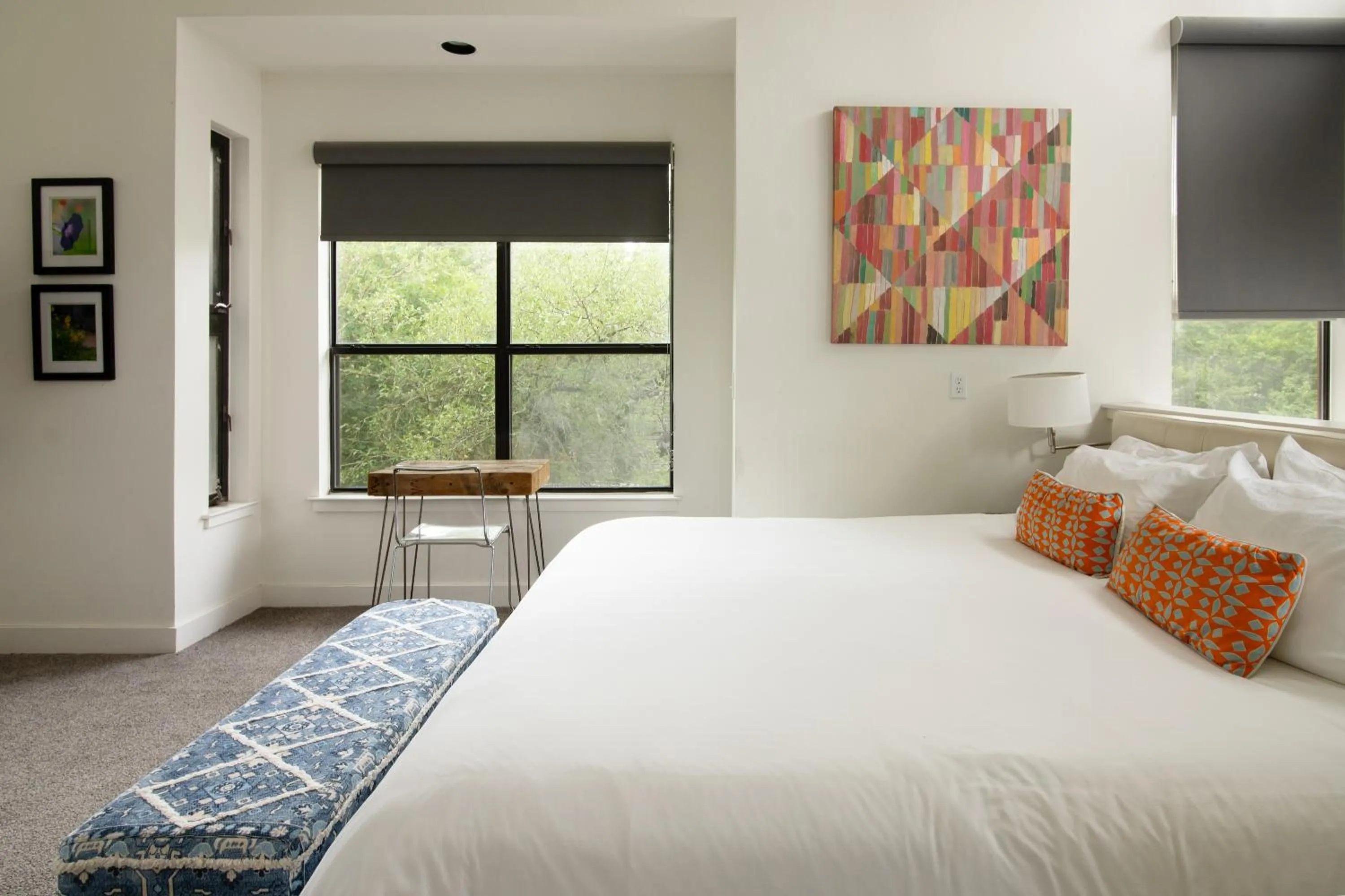 Bed in Sage Hill Inn & Spa