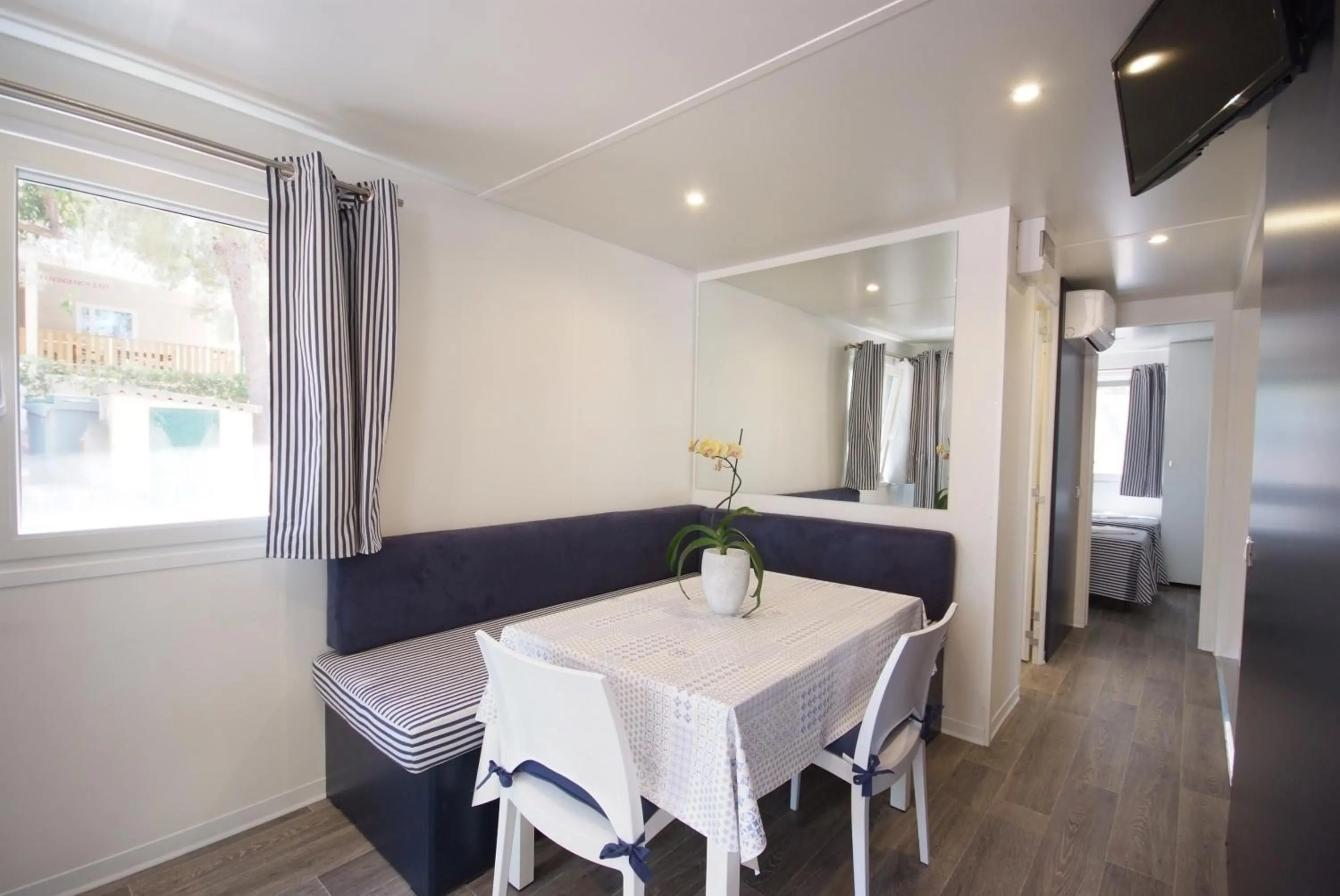 Kitchen or kitchenette in Camping Village Le Calanchiole
