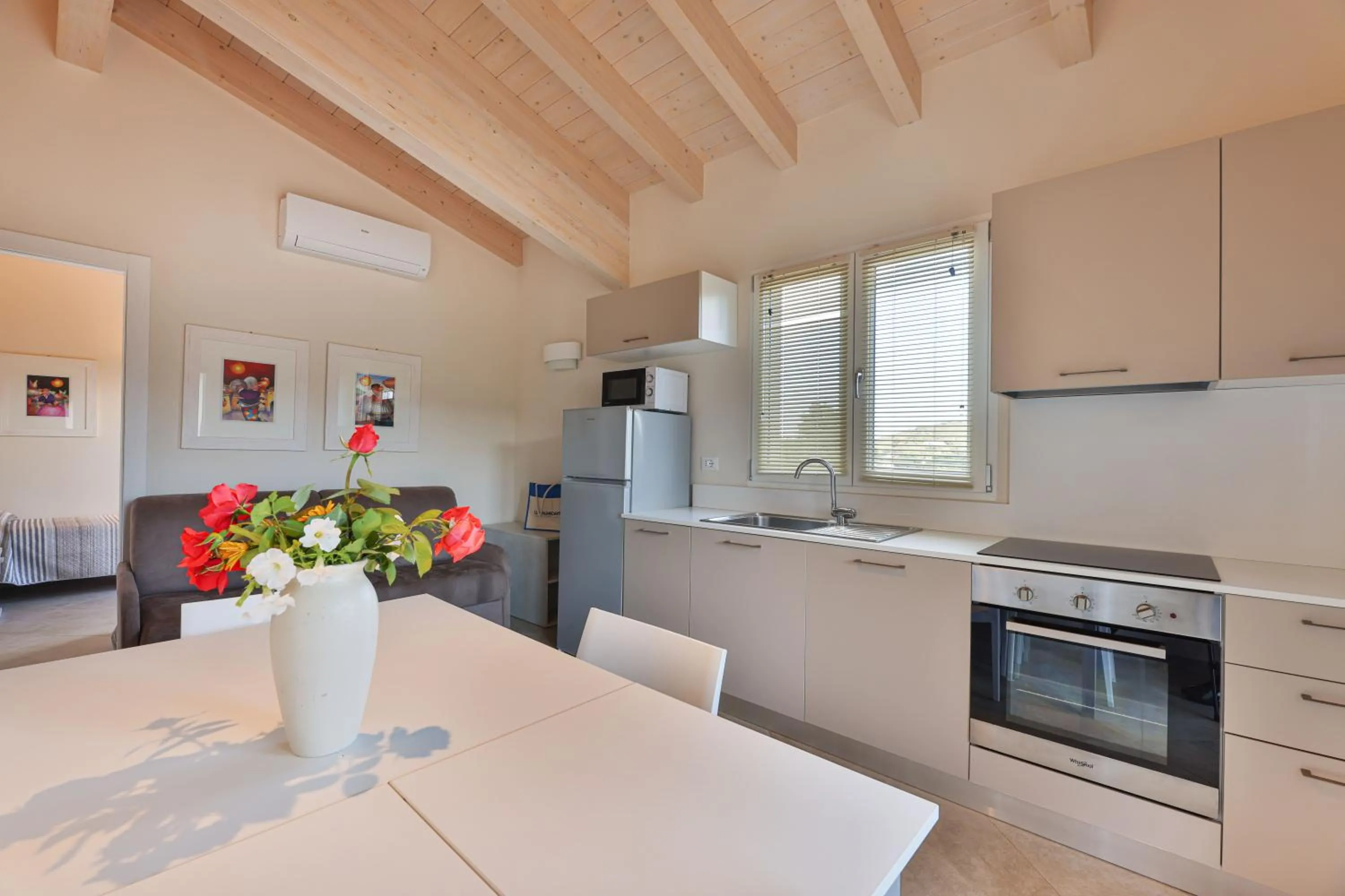 Kitchen or kitchenette in Camping Village Le Calanchiole