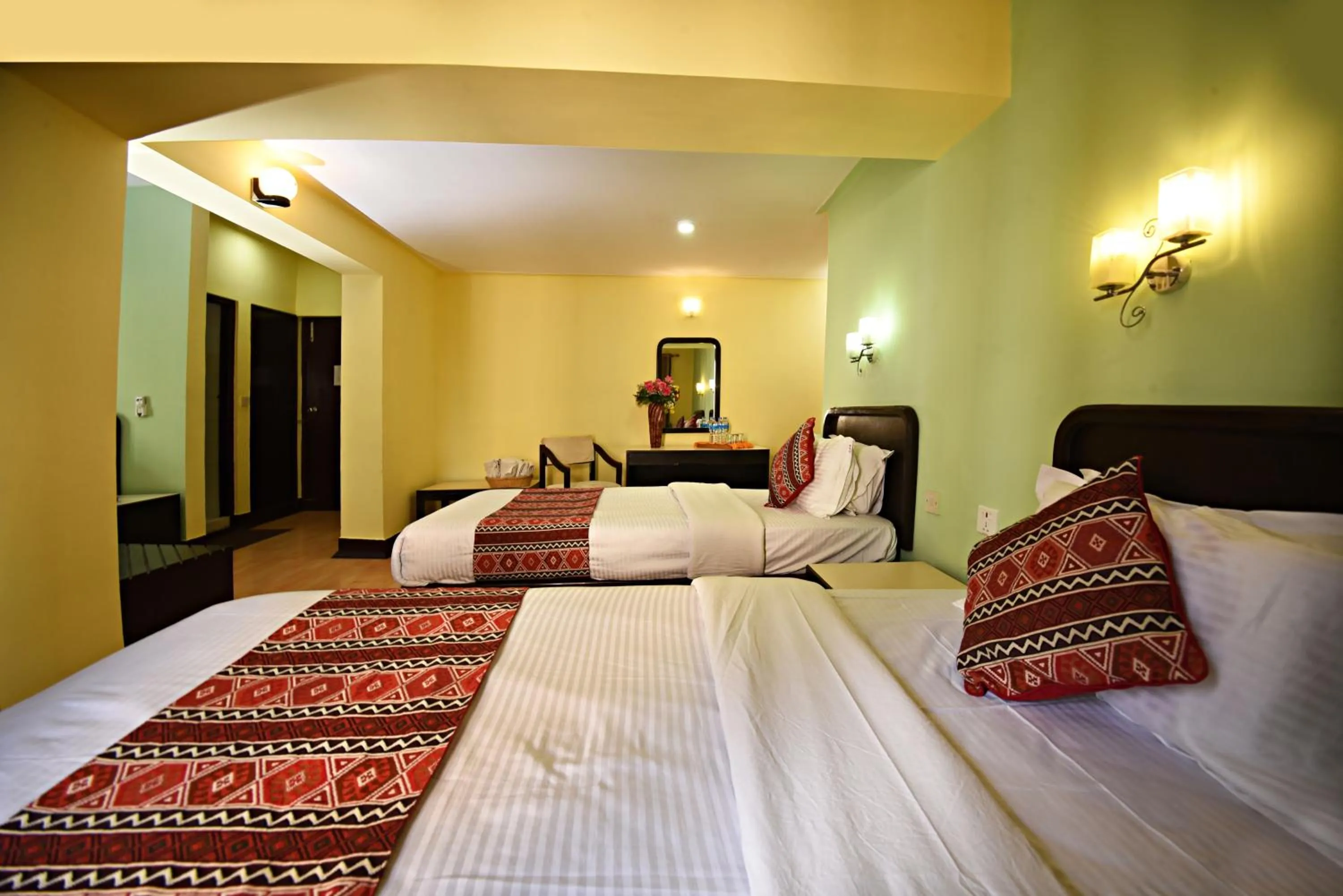 Bed in Sacred Boutique Hotel