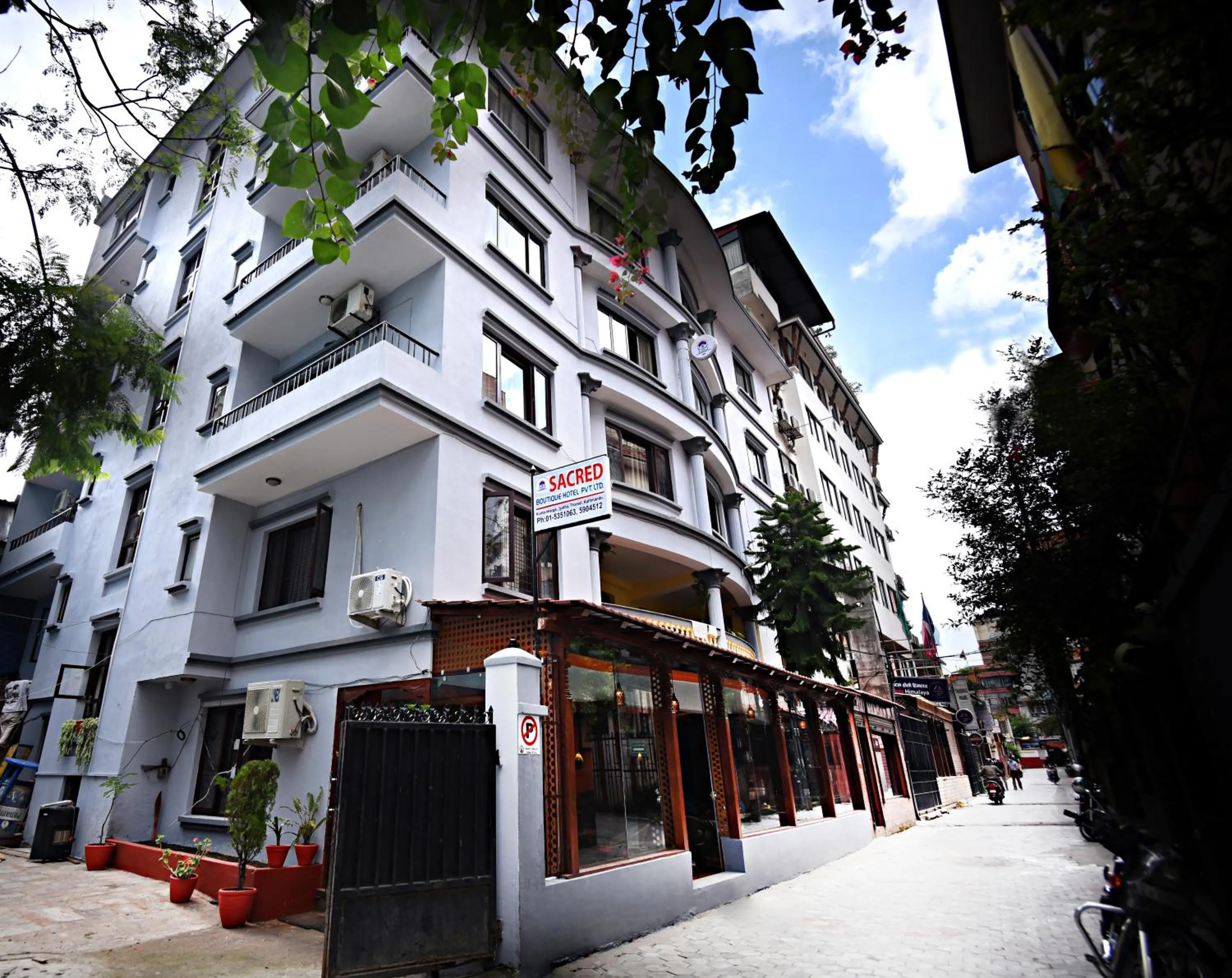 Property building in Sacred Boutique Hotel