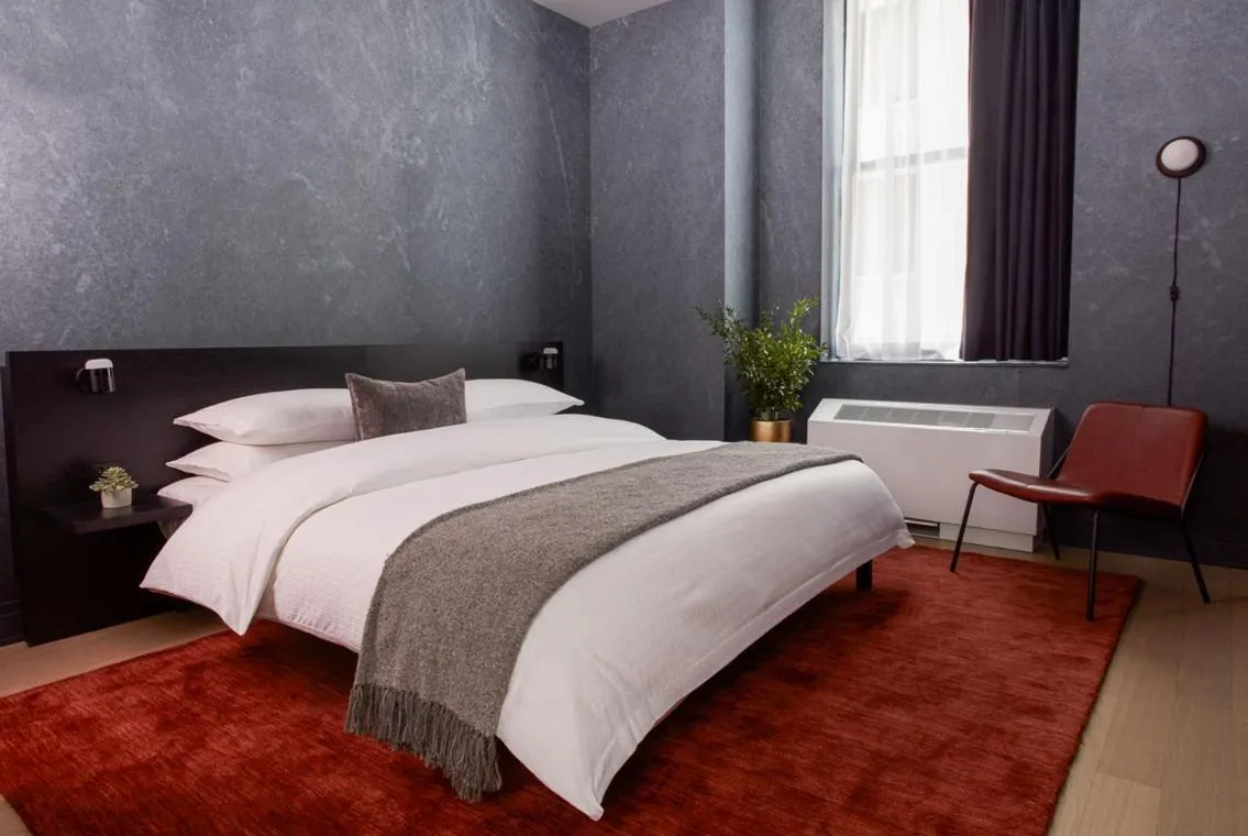 Bedroom, Bed in Mint House at 70 Pine