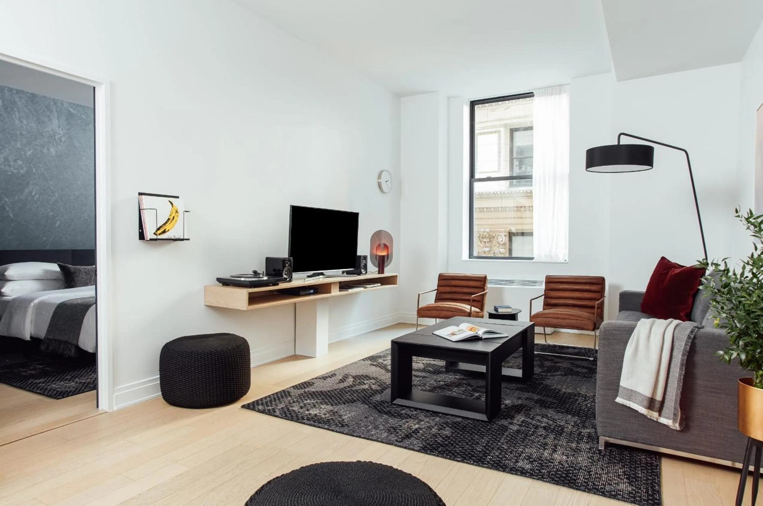 Living room, Bed in Mint House at 70 Pine