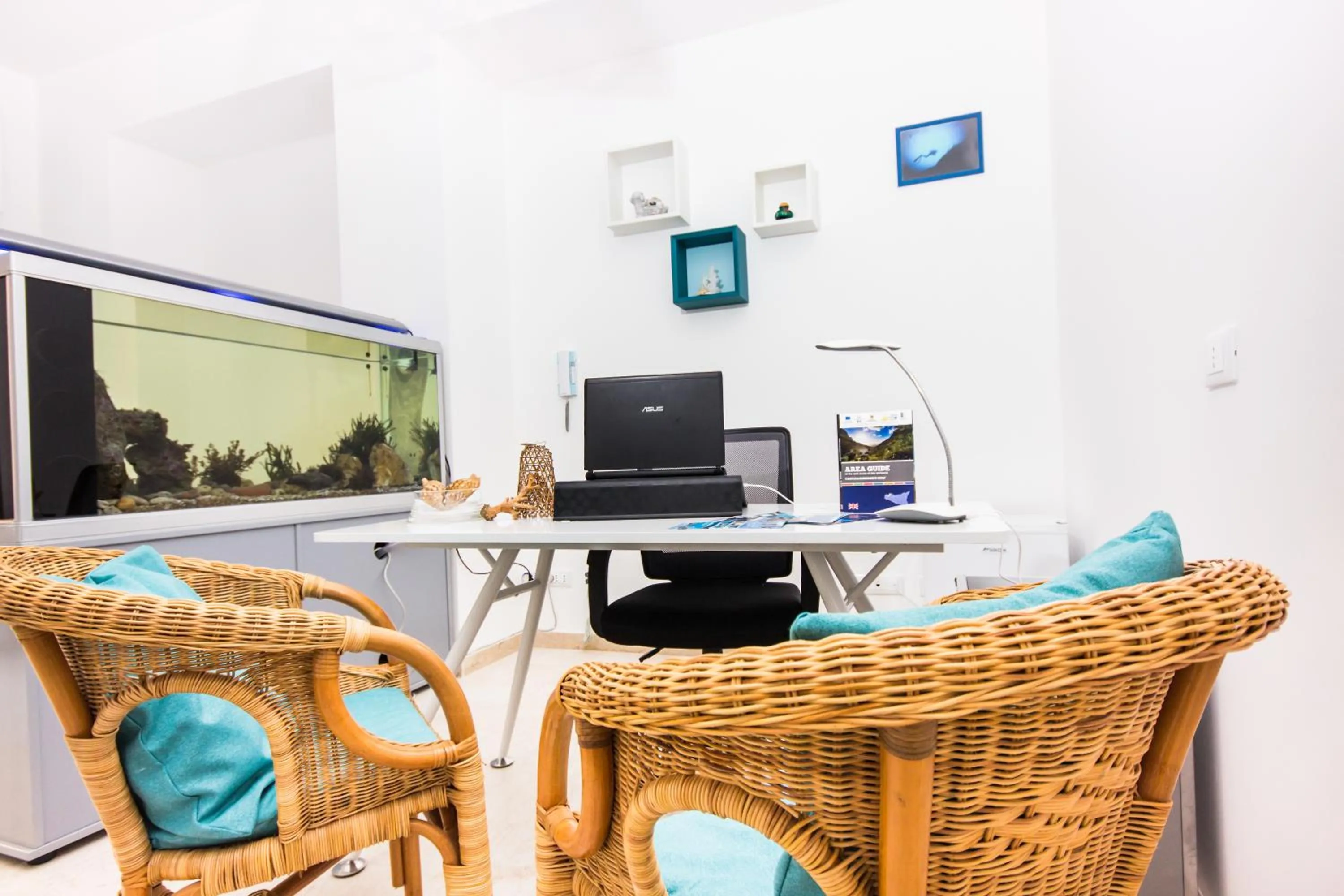 Lobby or reception in Stanze del Mare