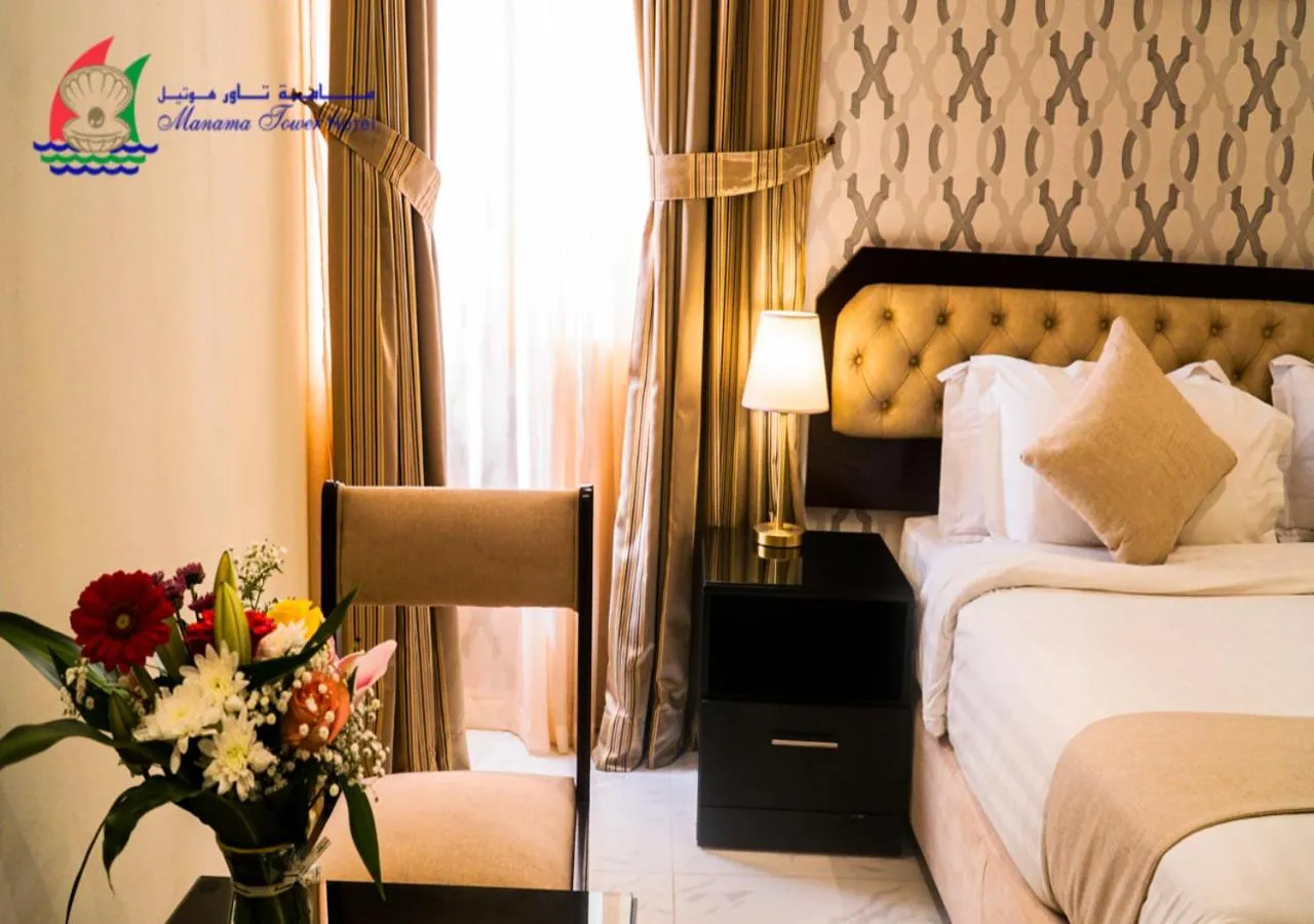 Bed in Manama Tower Hotel