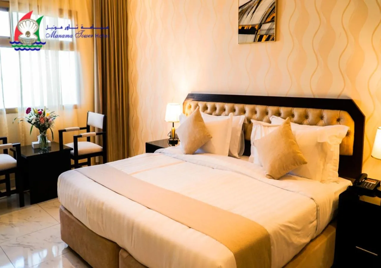 Bed in Manama Tower Hotel