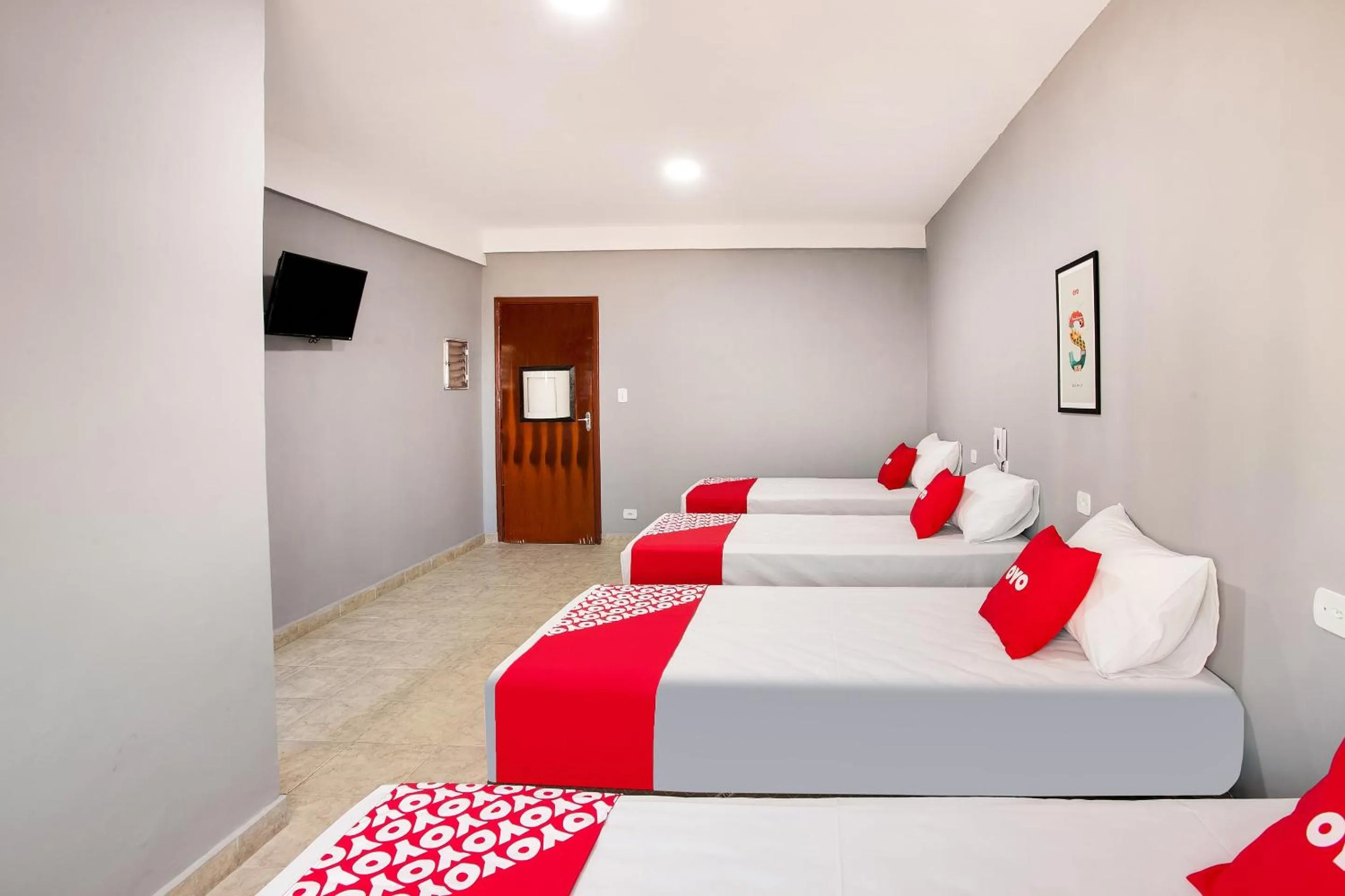 Bedroom, Bed in OYO Hotel Boneville, São Paulo