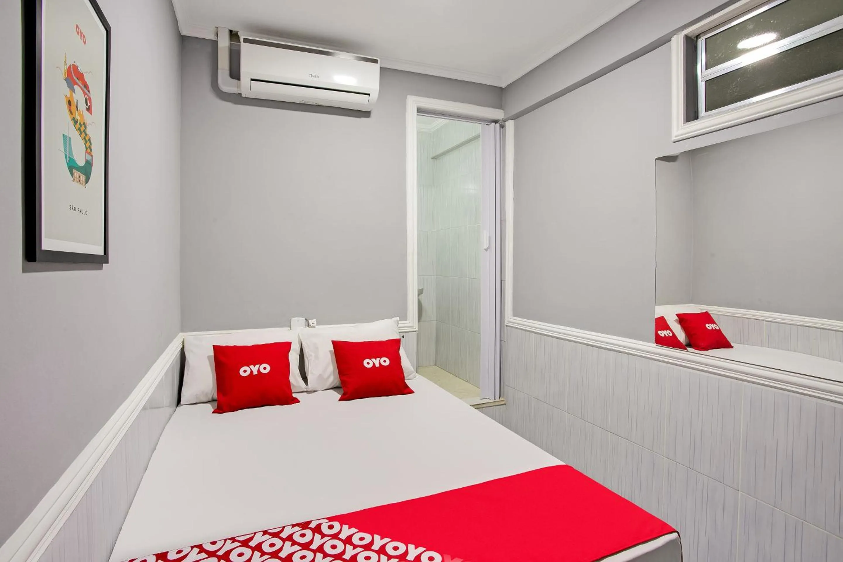 Bedroom, Bed in OYO Hotel Boneville, São Paulo