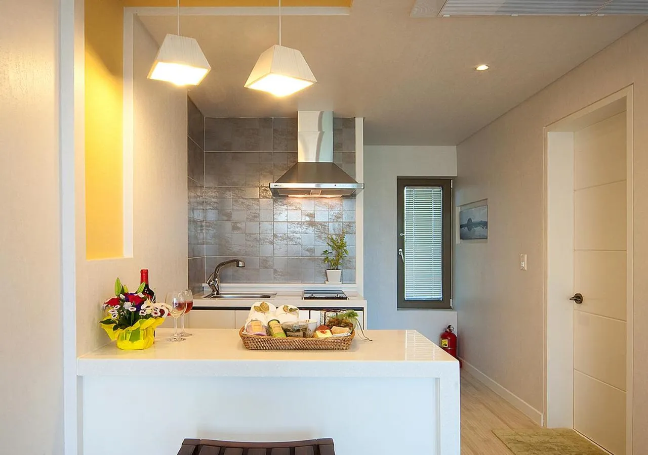 Kitchen or kitchenette in Comma&Spa Resort