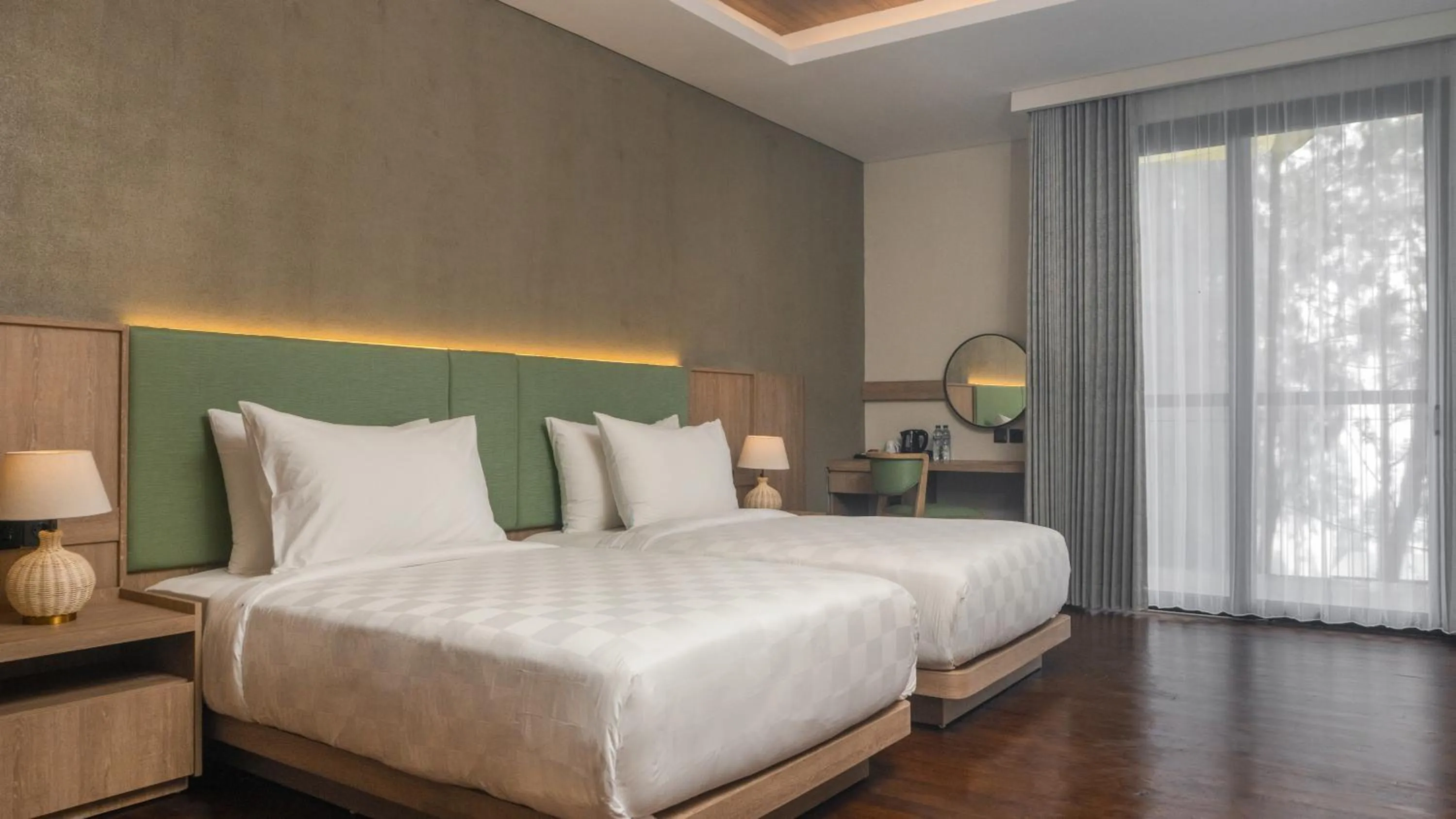 Bed in Jambuluwuk Bromo Resort