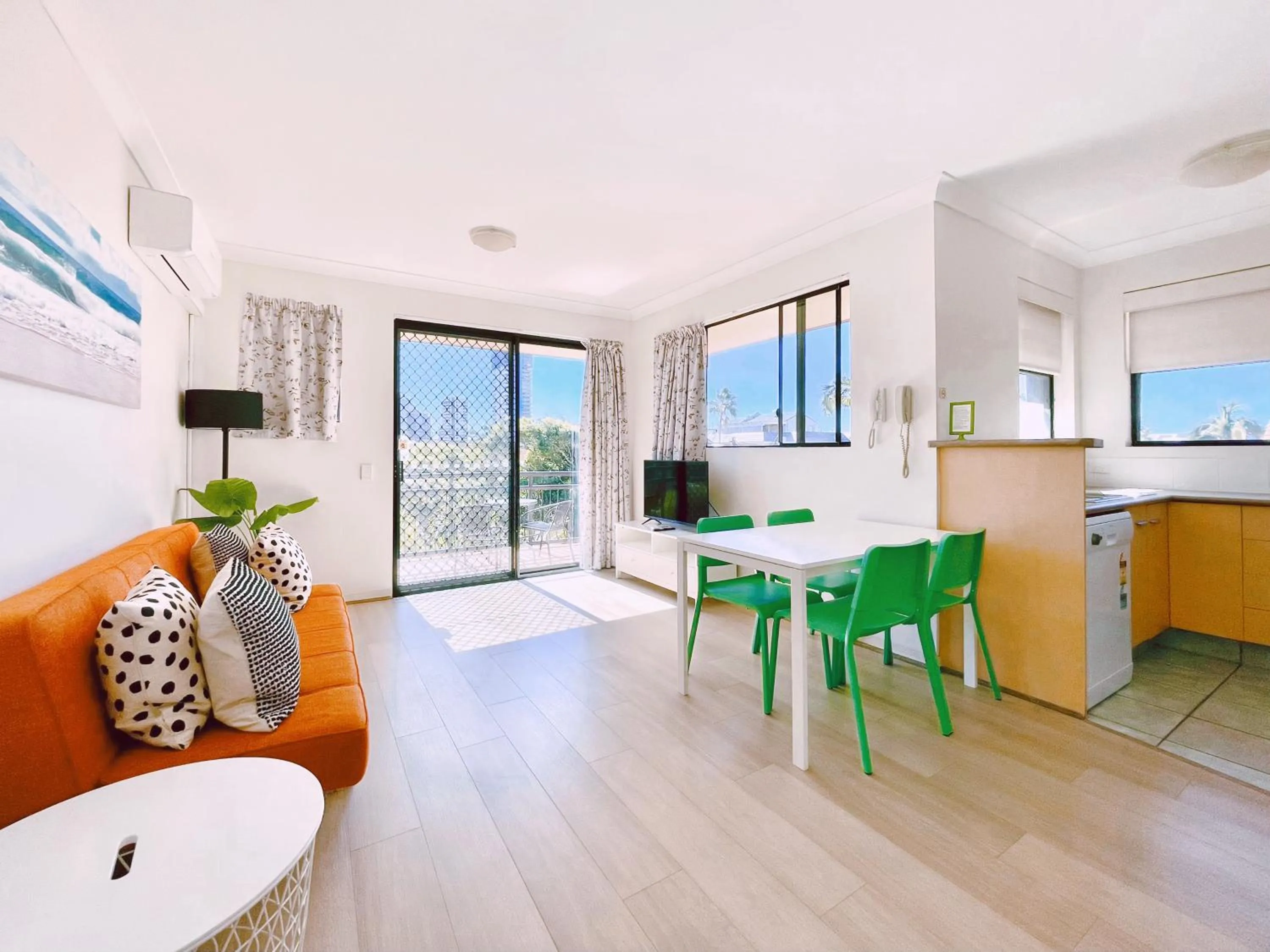 Living room in Mermaid Beach Park View