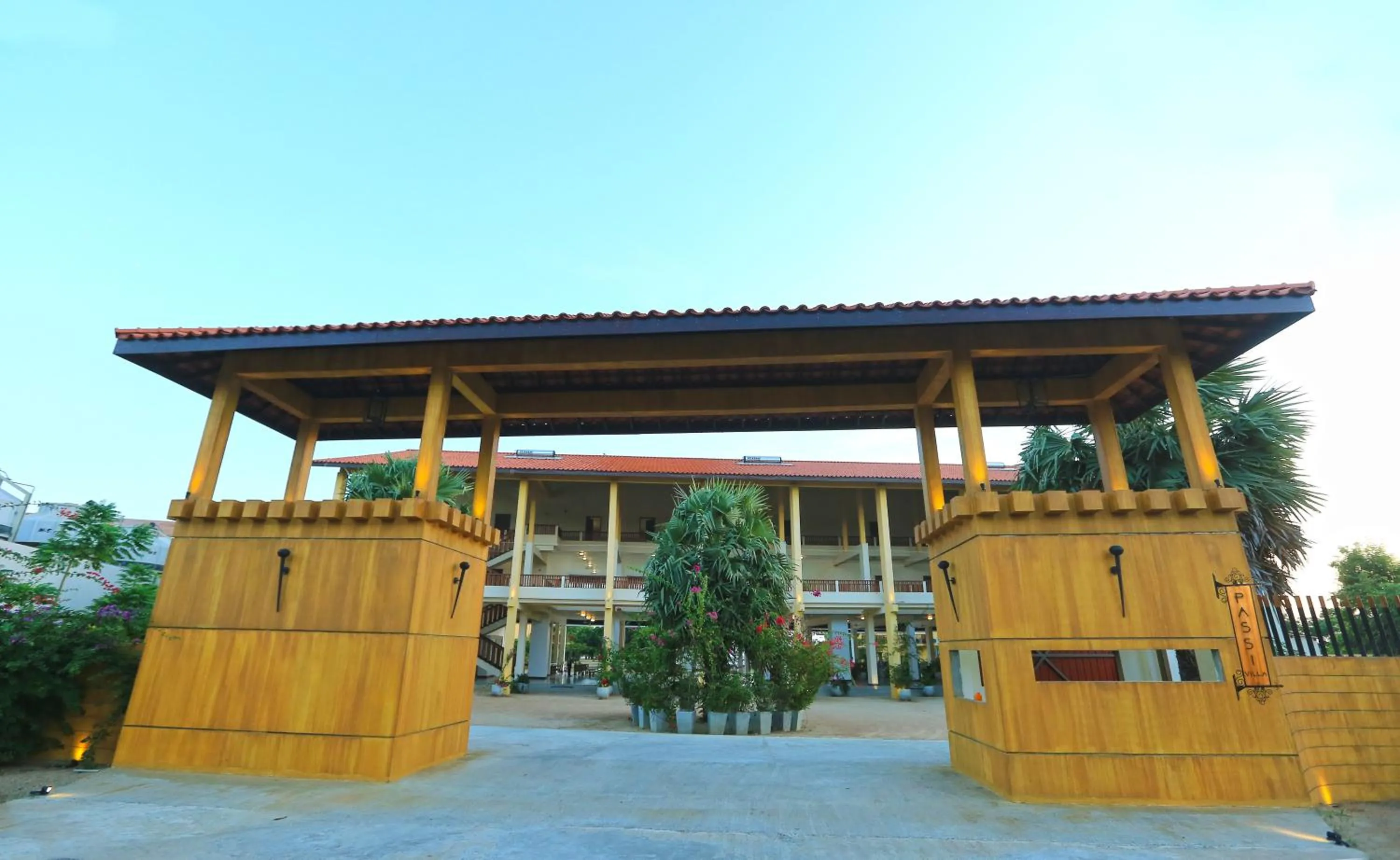 Facade/entrance in Passi Villa