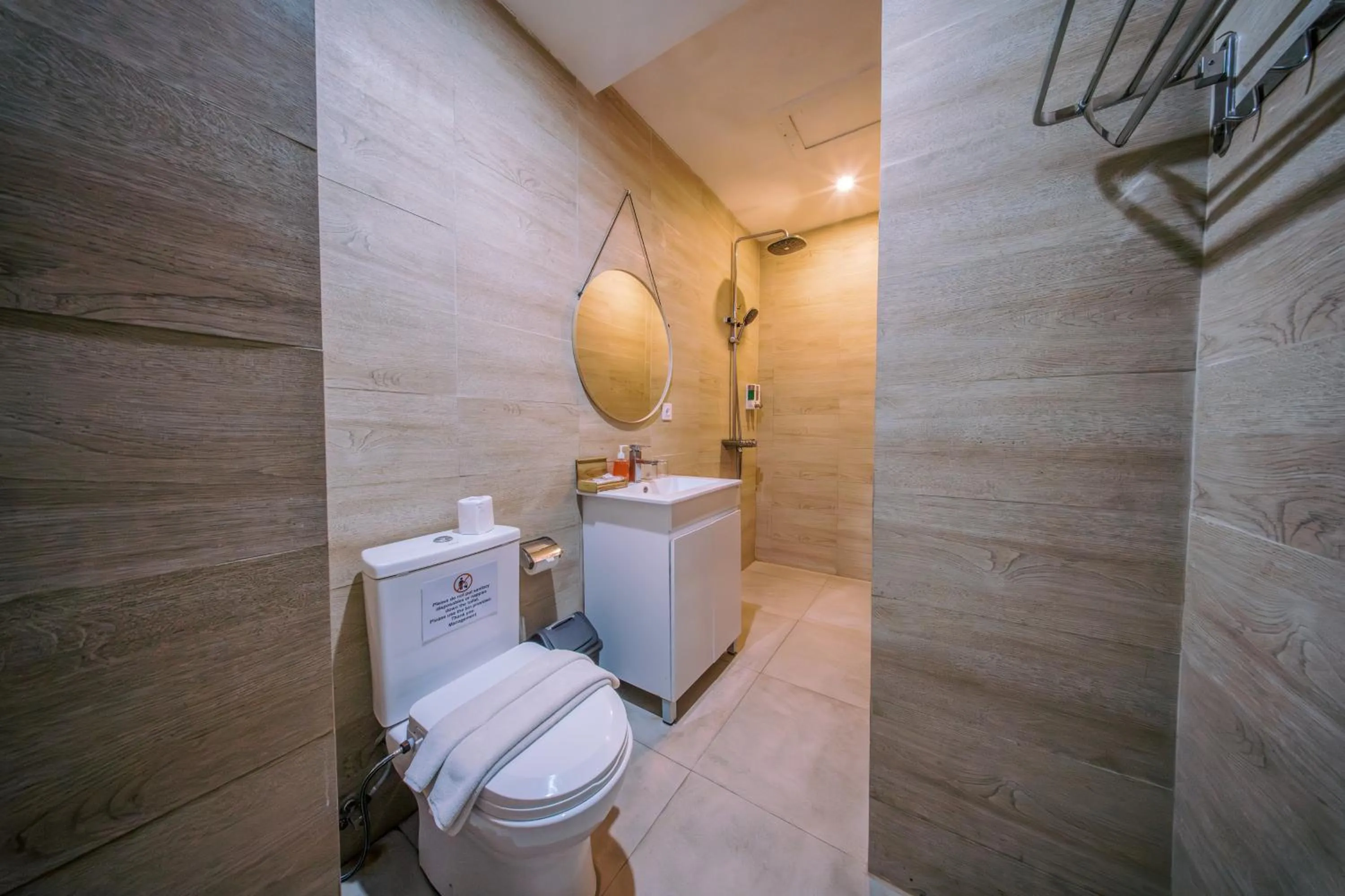 Bathroom in Abian Harmony Hotel