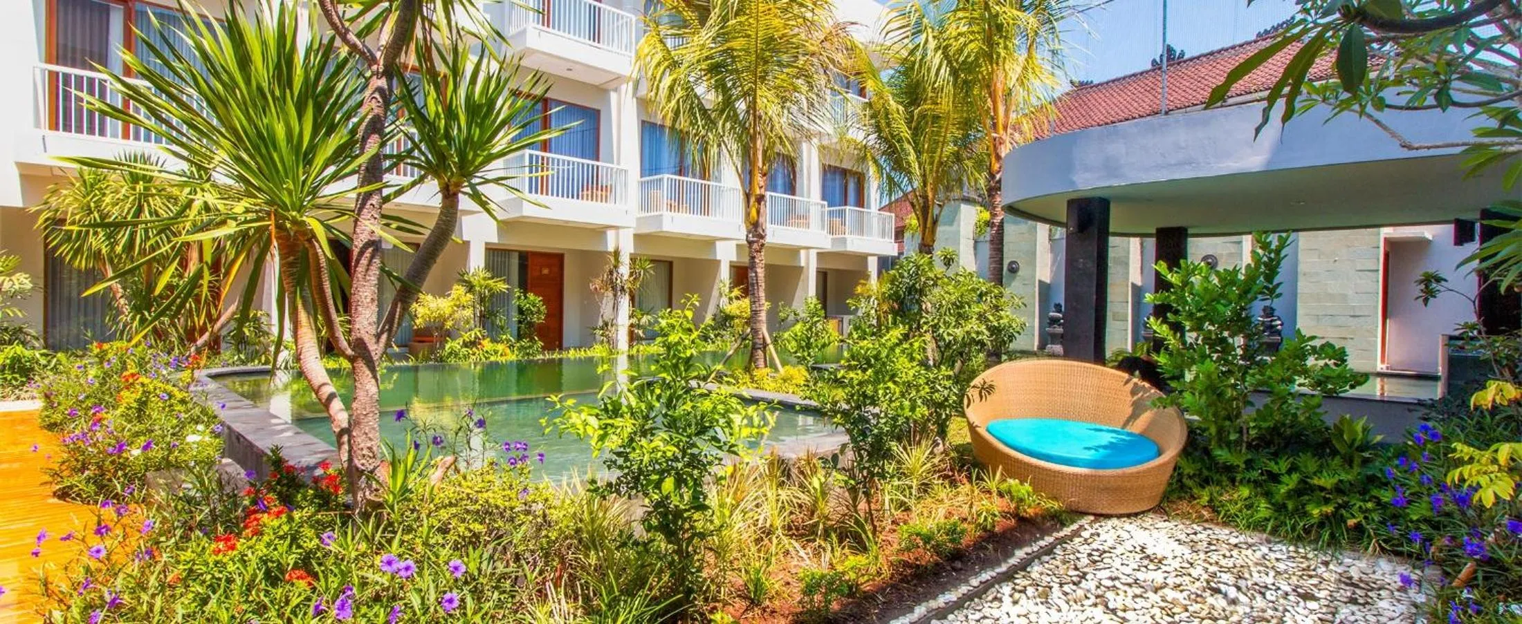 Garden in Abian Harmony Hotel