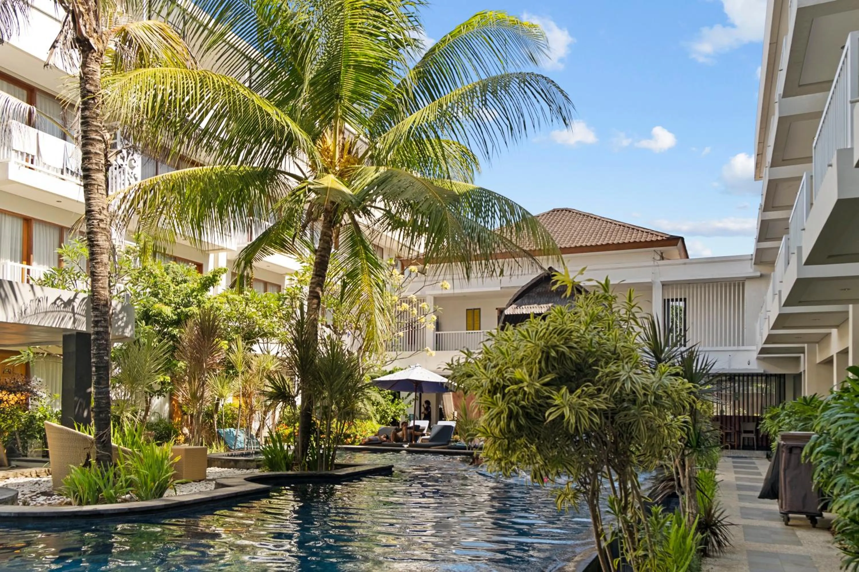 Property building in Abian Harmony Hotel