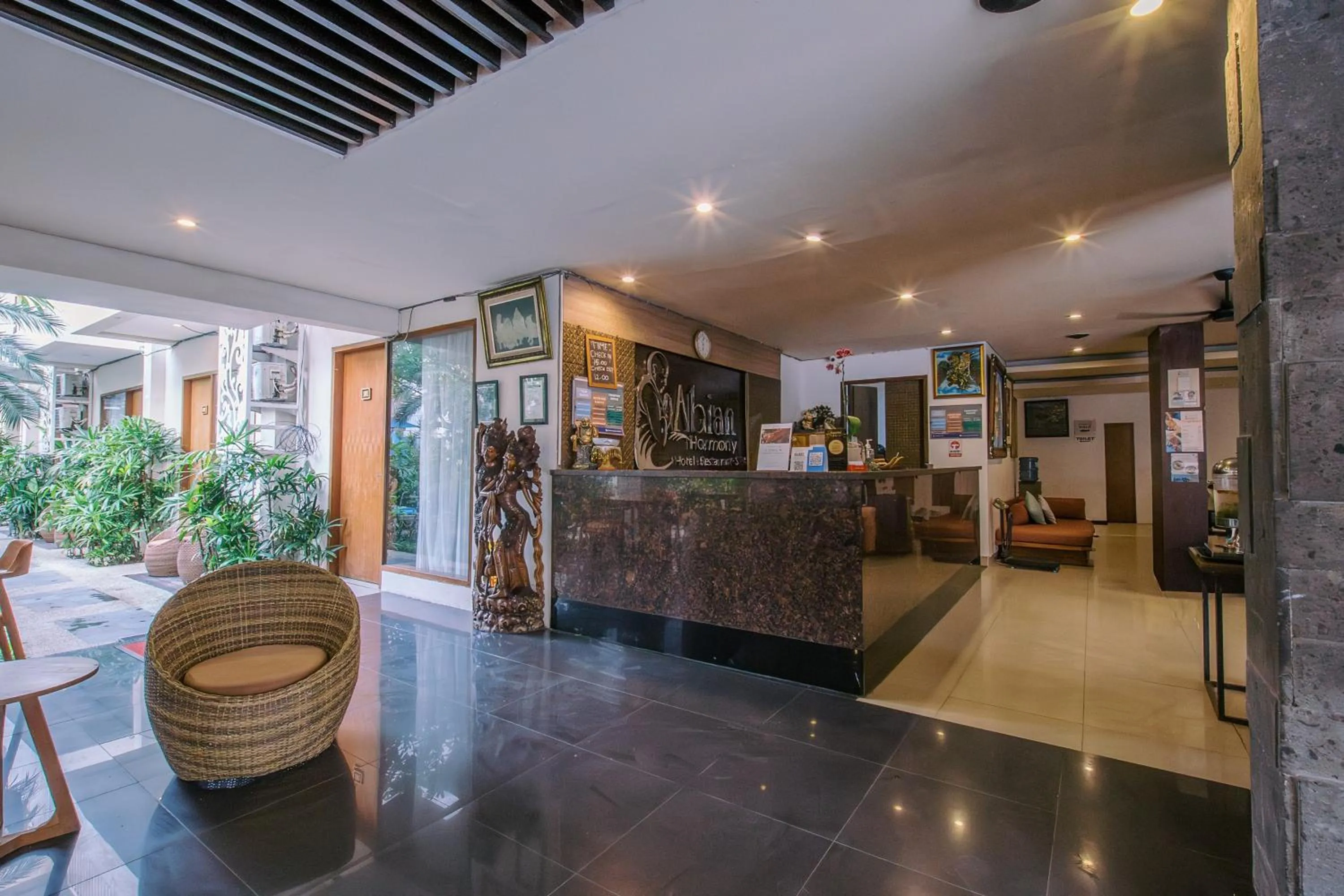 Lobby or reception in Abian Harmony Hotel