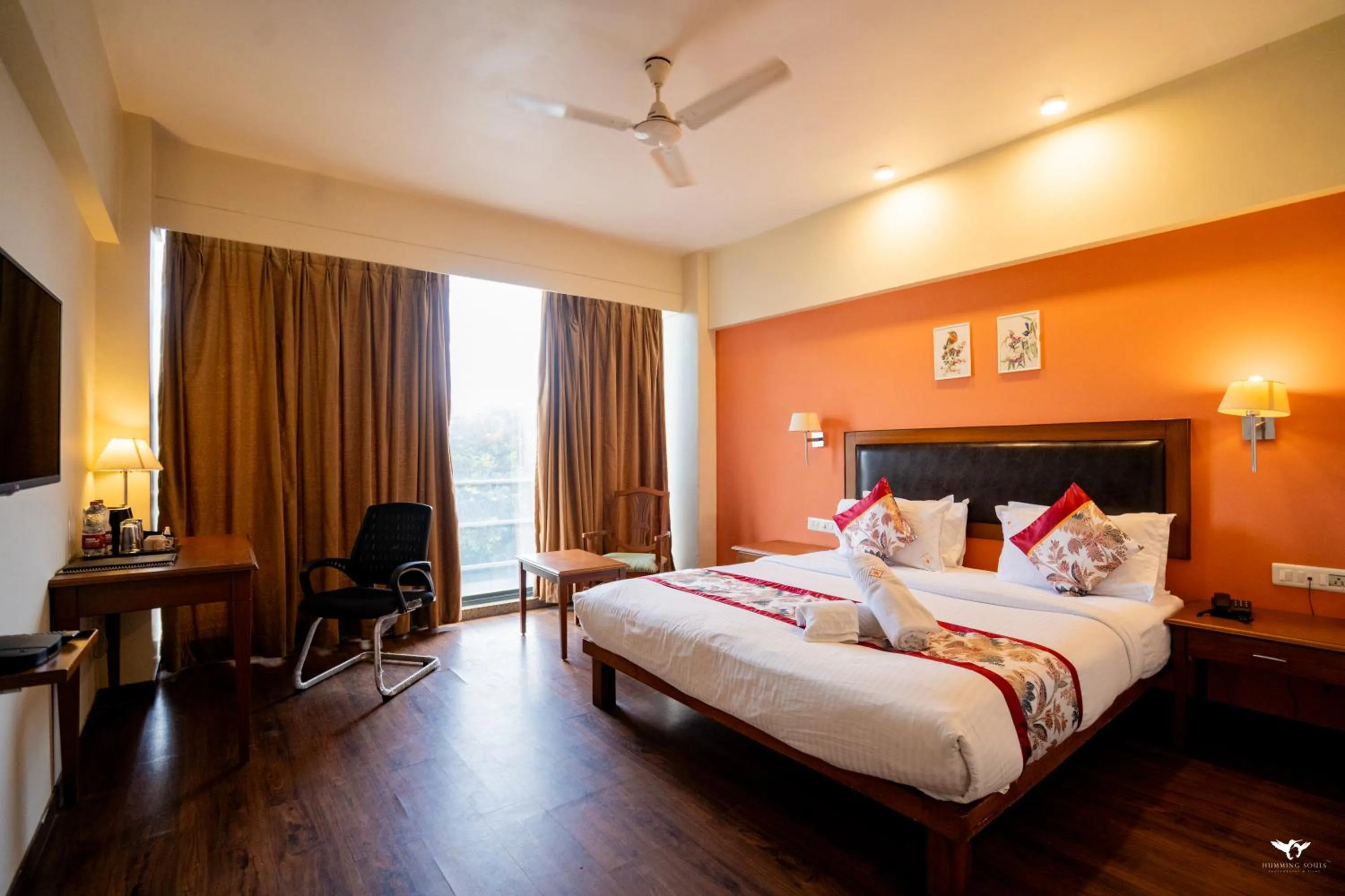 Bedroom, Bed in Krishna Inn - Royal Hotels