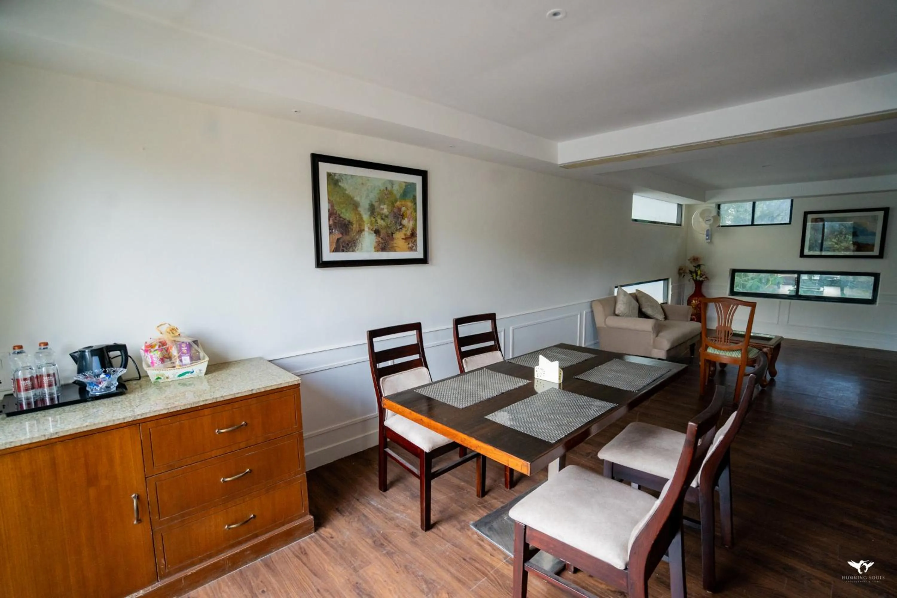 Seating area in Krishna Inn - Royal Hotels