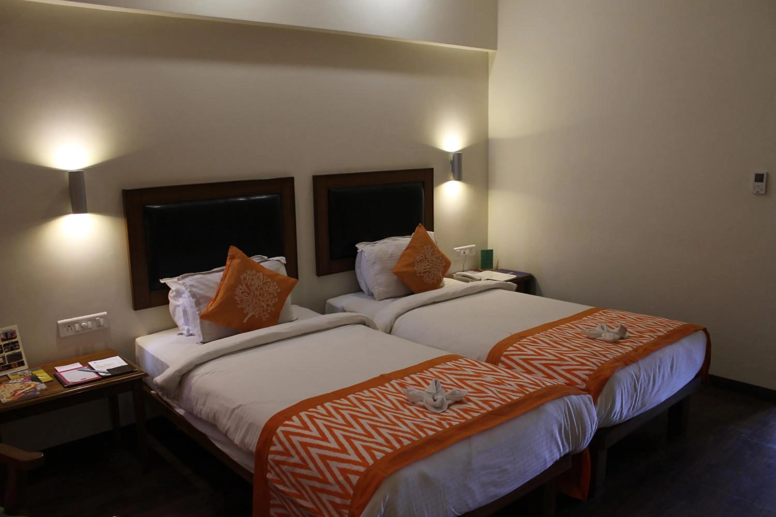 Bedroom, Bed in Krishna Inn - Royal Hotels
