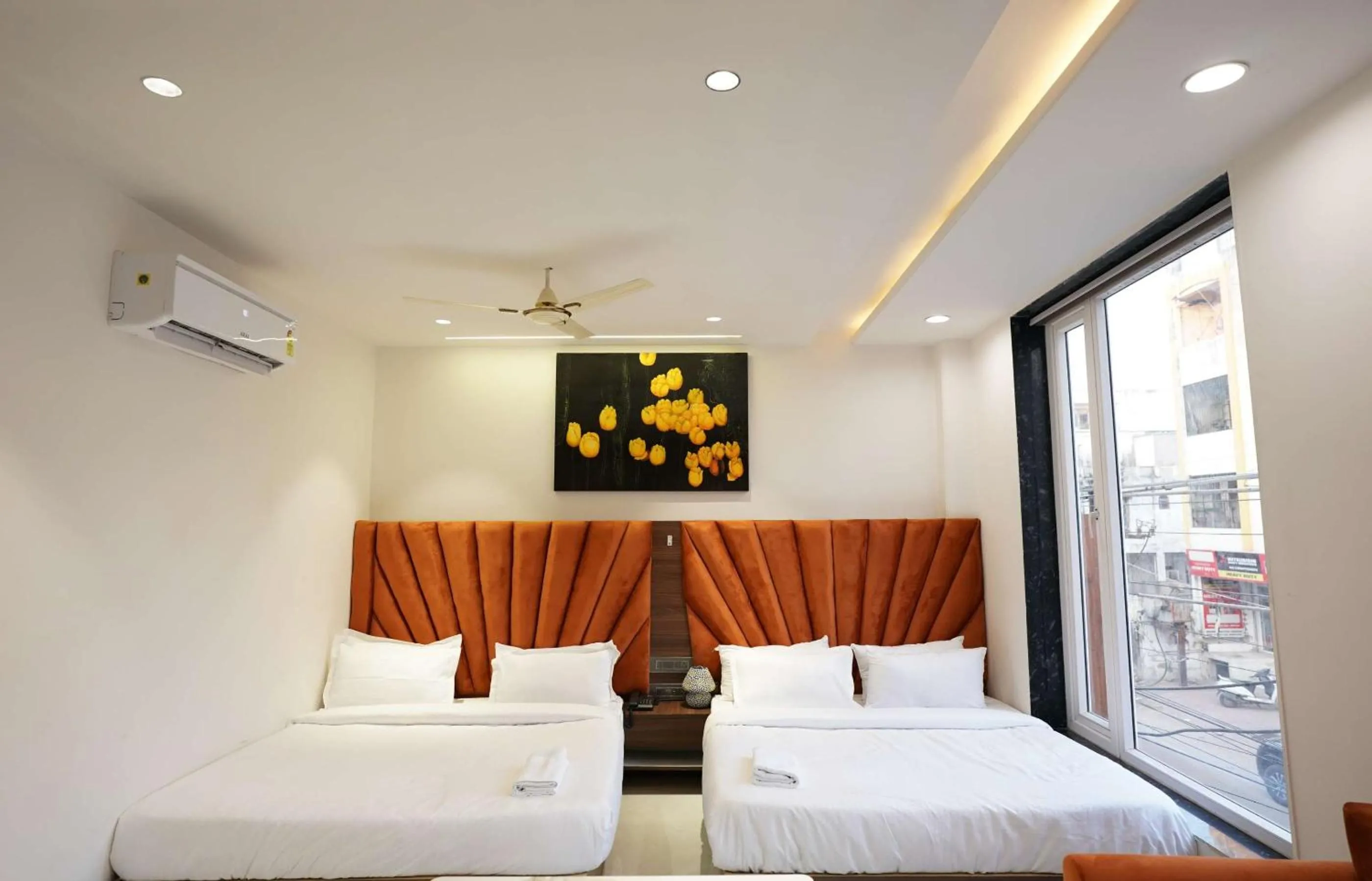 Bed in HOTEL V Inn STUDIO