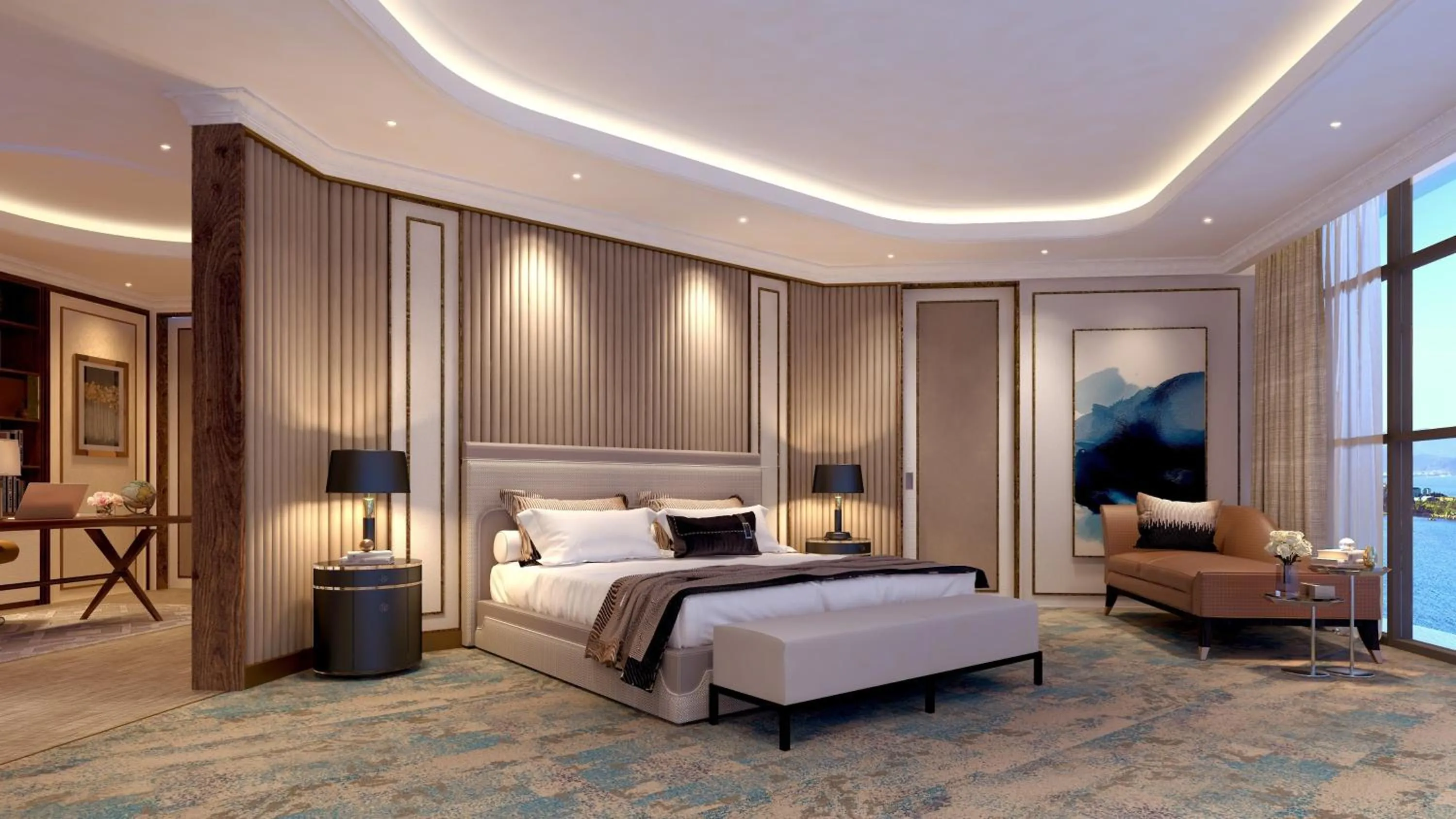 Photo of the whole room in voco Scenia Bay Nha Trang by IHG