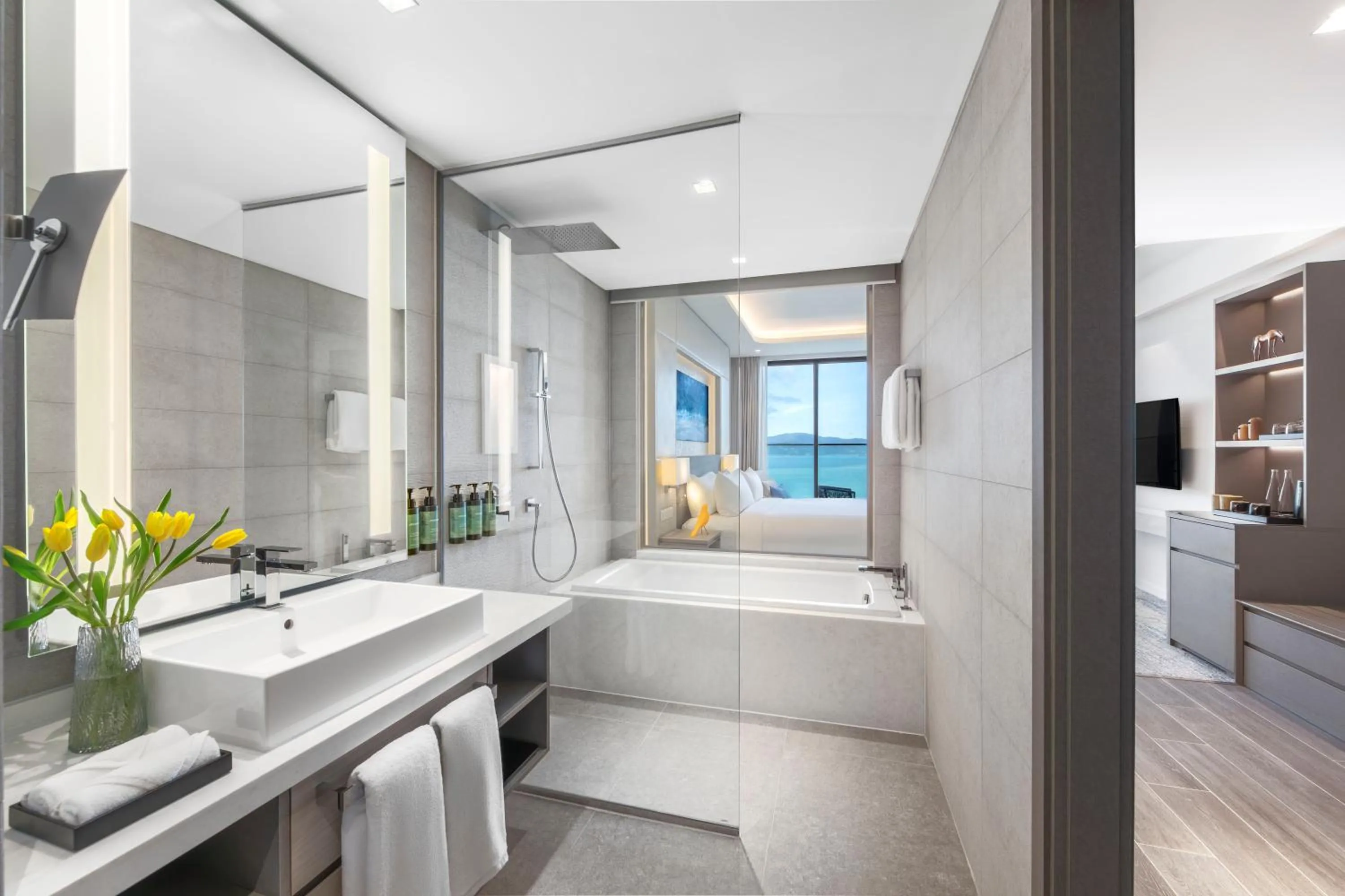 Bathroom in voco Scenia Bay Nha Trang by IHG