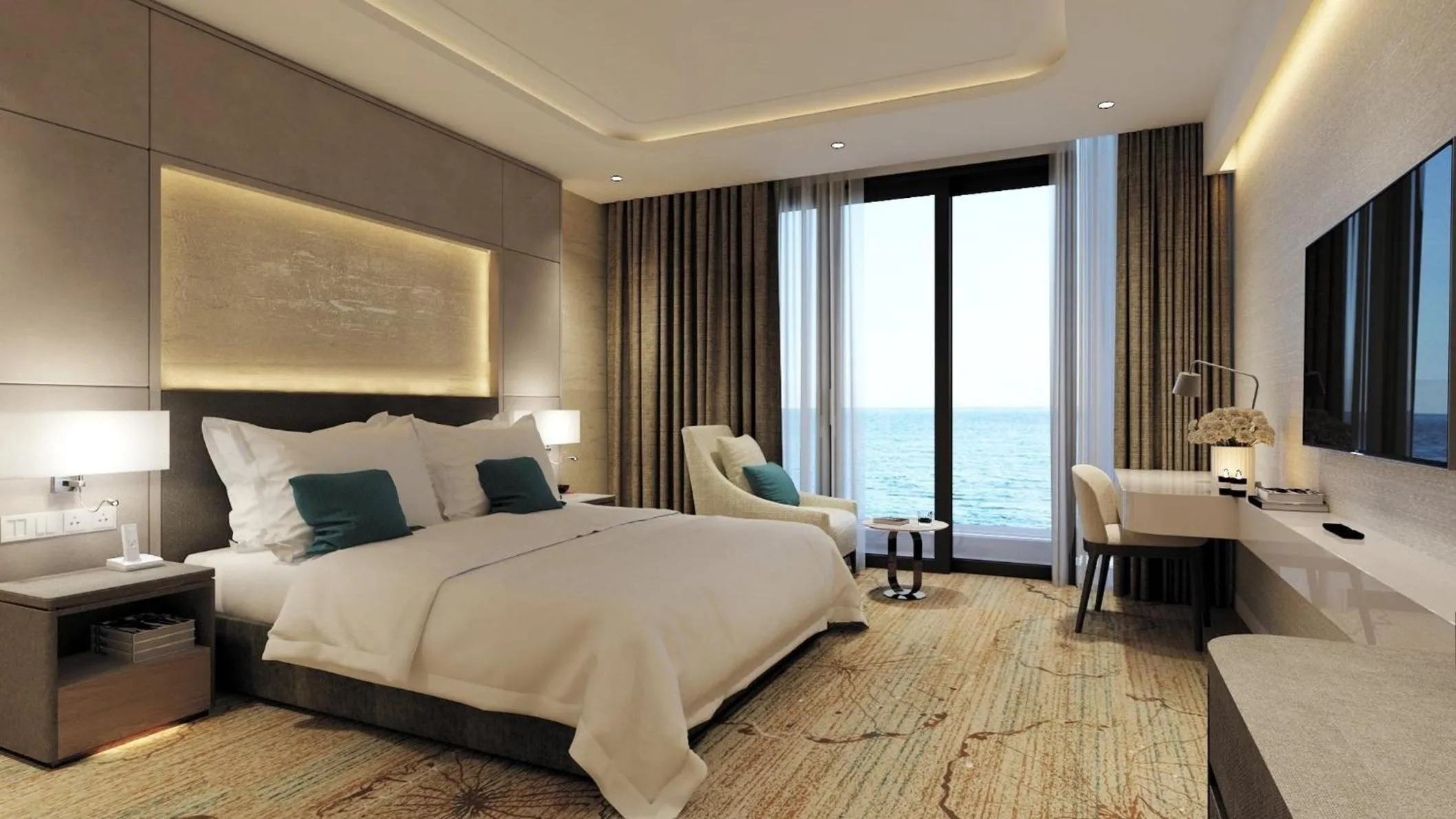 Photo of the whole room in voco Scenia Bay Nha Trang by IHG