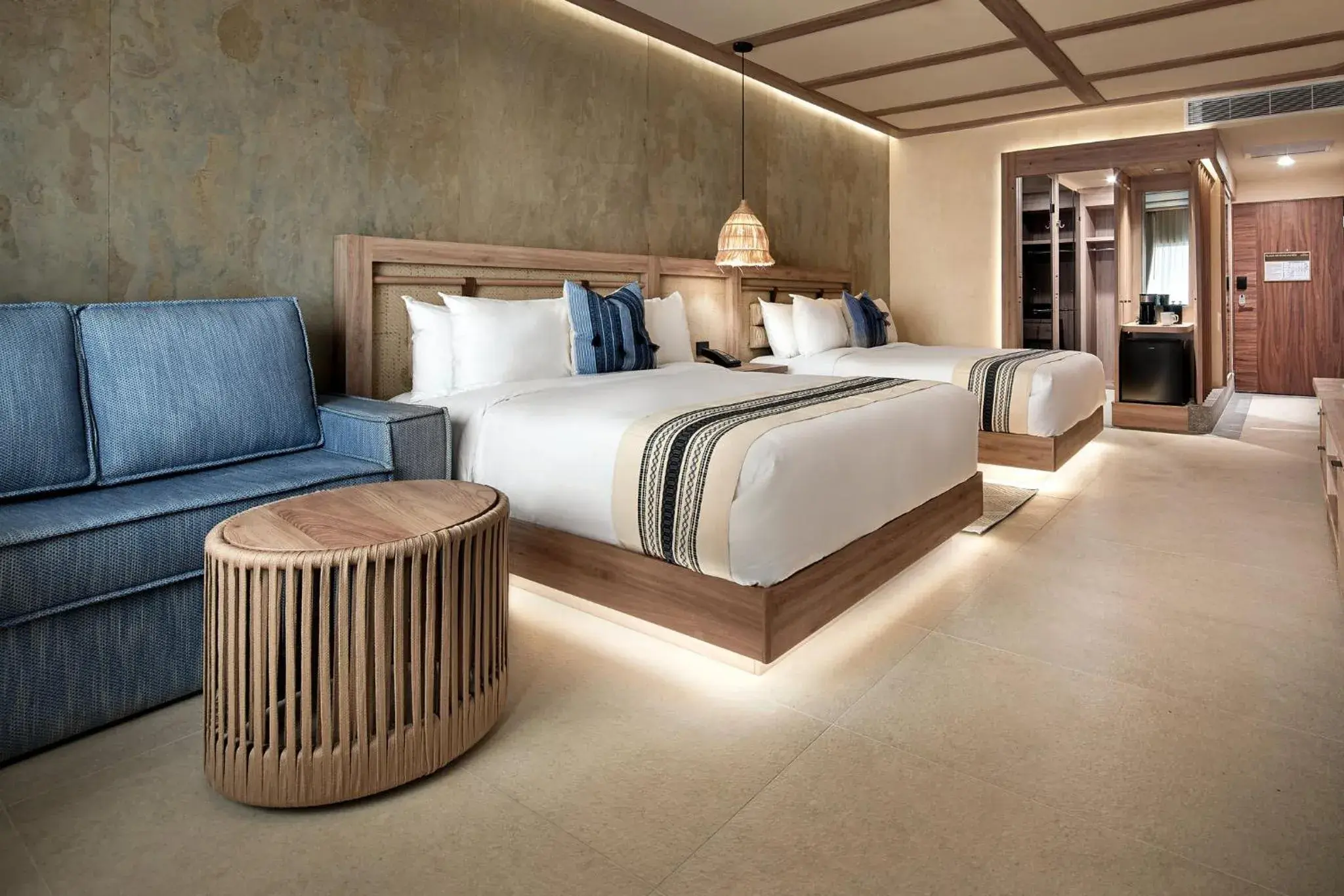 Premium Queen Room with Two Queen Beds in Hotel Indigo Playa del Carmen by IHG Premium Queen Room with Two Queen Beds in Hotel Indigo Playa del Carmen by IHG