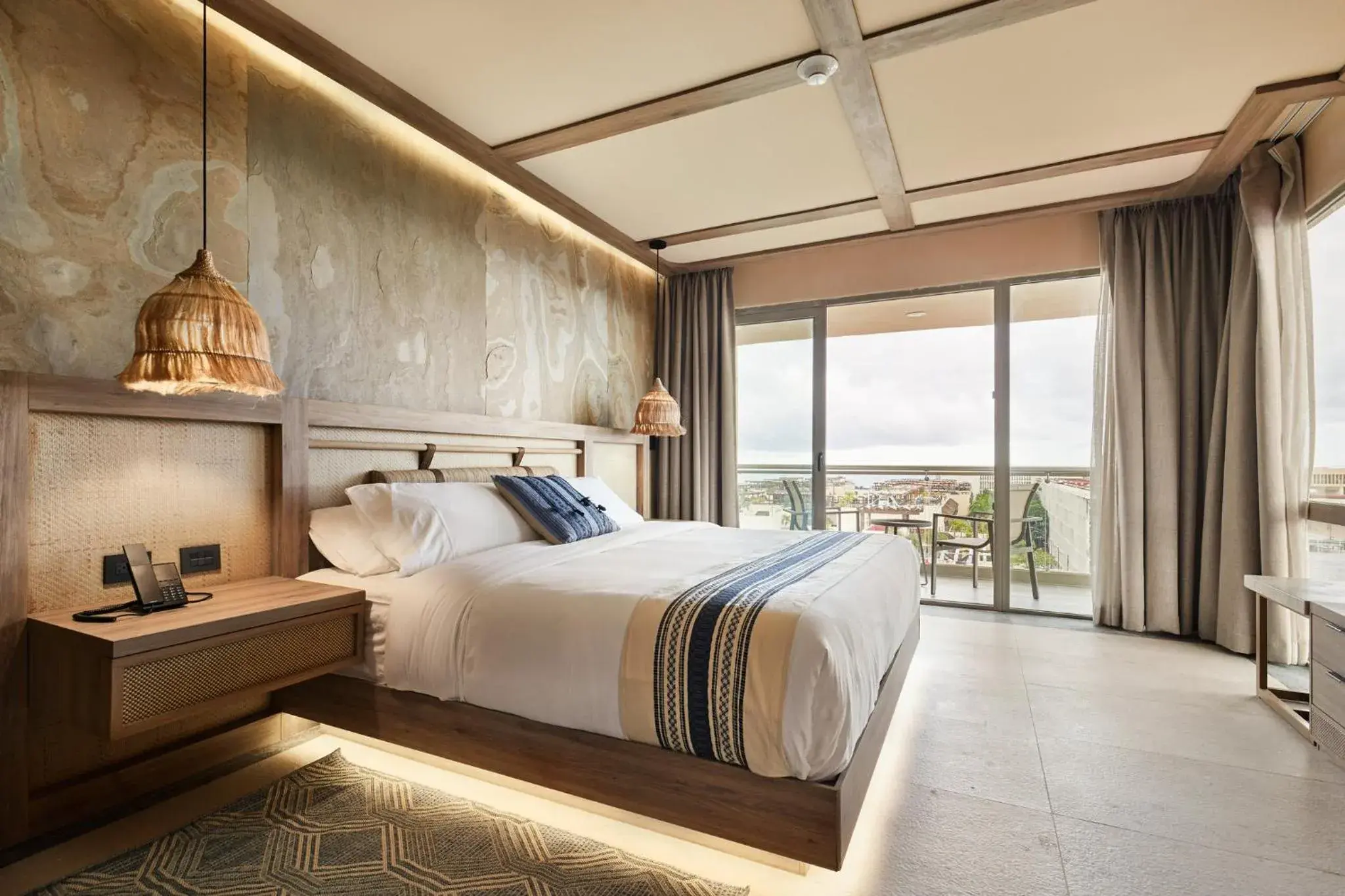 Premium Corner King Room with Ocean View in Hotel Indigo Playa del Carmen by IHG Premium Corner King Room with Ocean View in Hotel Indigo Playa del Carmen by IHG