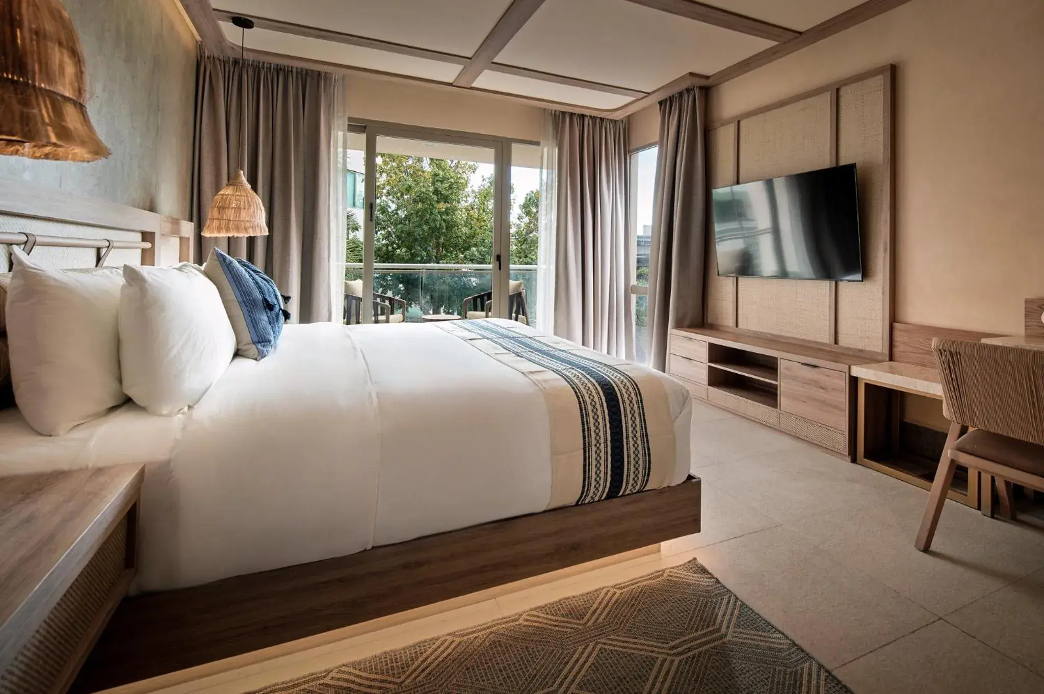 Premium Corner King Room with Balcony in Hotel Indigo Playa del Carmen by IHG Premium Corner King Room with Balcony in Hotel Indigo Playa del Carmen by IHG