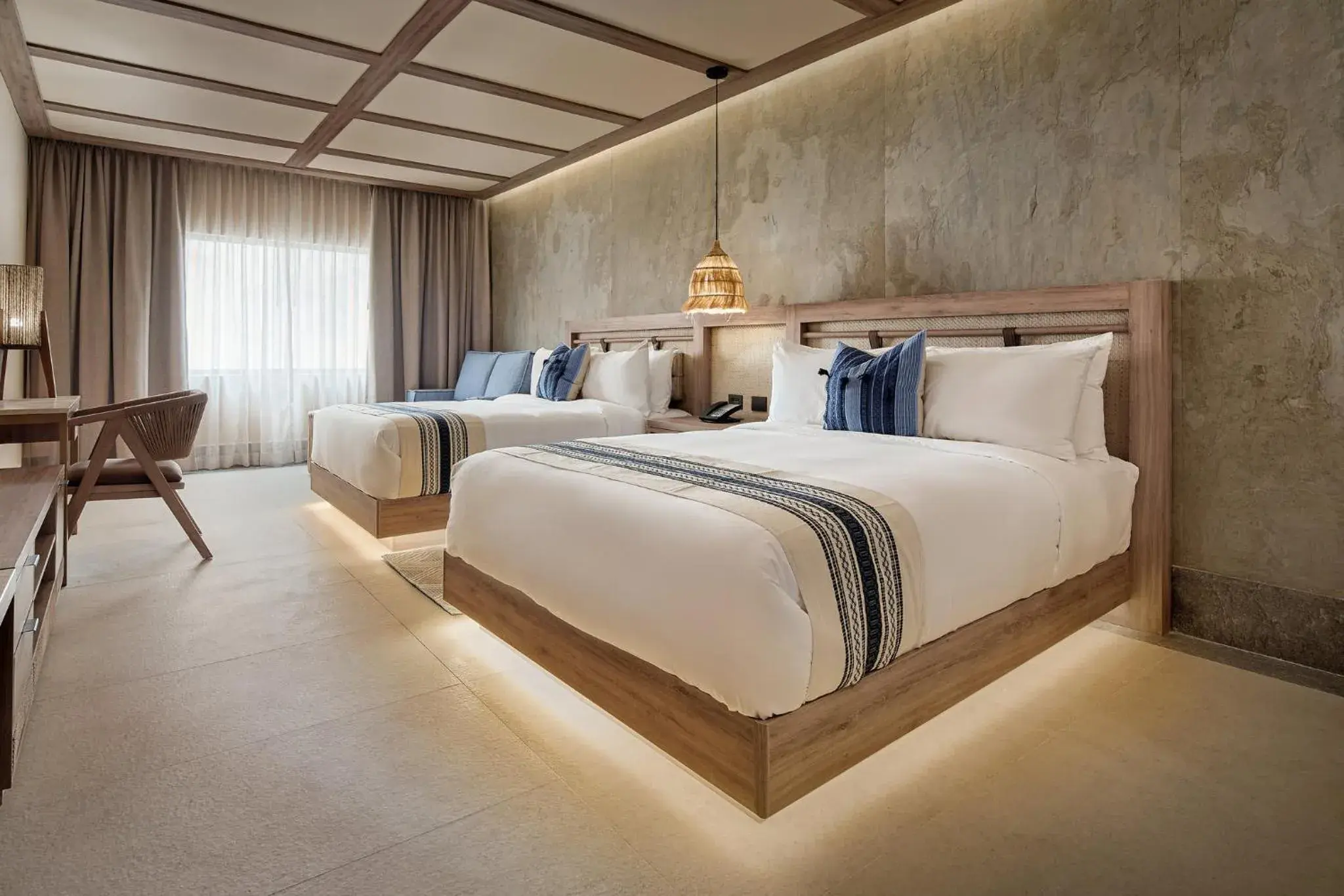 Premium Queen Room with Two Queen Beds in Hotel Indigo Playa del Carmen by IHG Premium Queen Room with Two Queen Beds in Hotel Indigo Playa del Carmen by IHG
