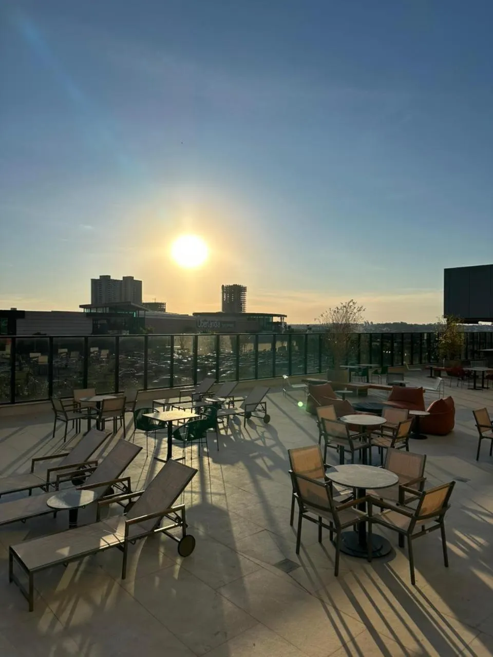 Pool view in Novotel Uberlândia