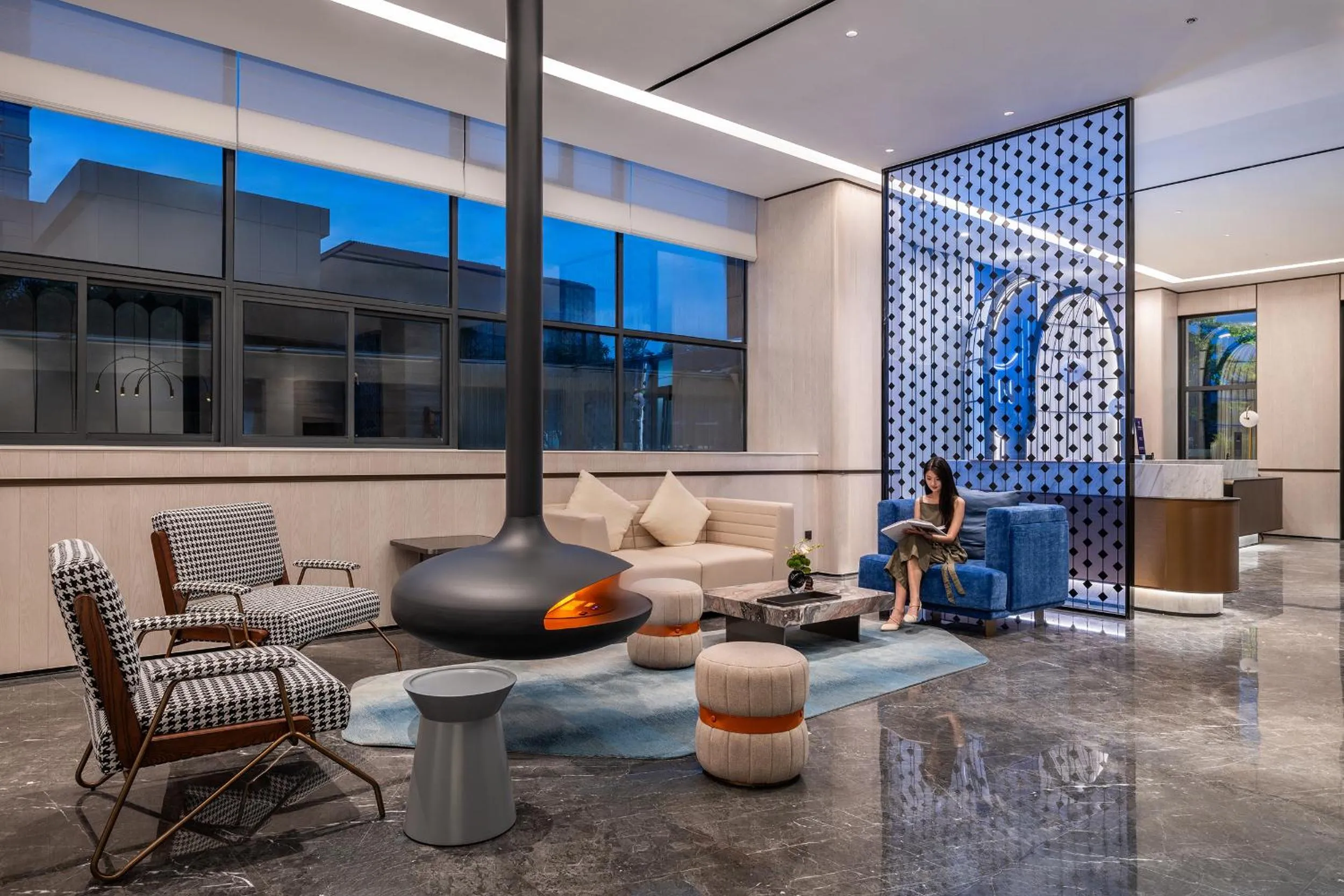 Lobby or reception in Novotel Hangzhou Xintiandi